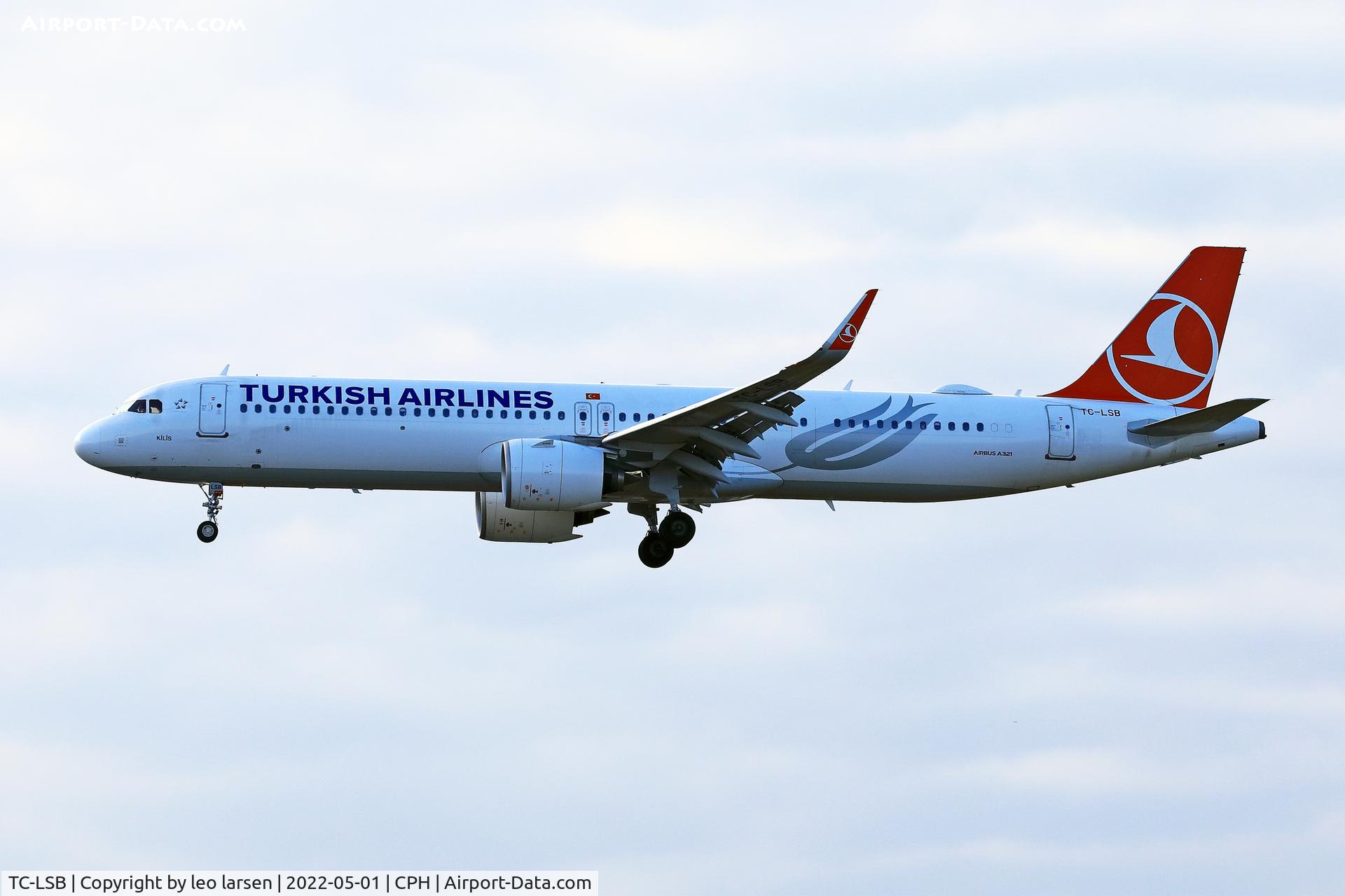 TC-LSB, 2019 Airbus A321-271NX C/N 8257, Copenhagen 1.5.2022