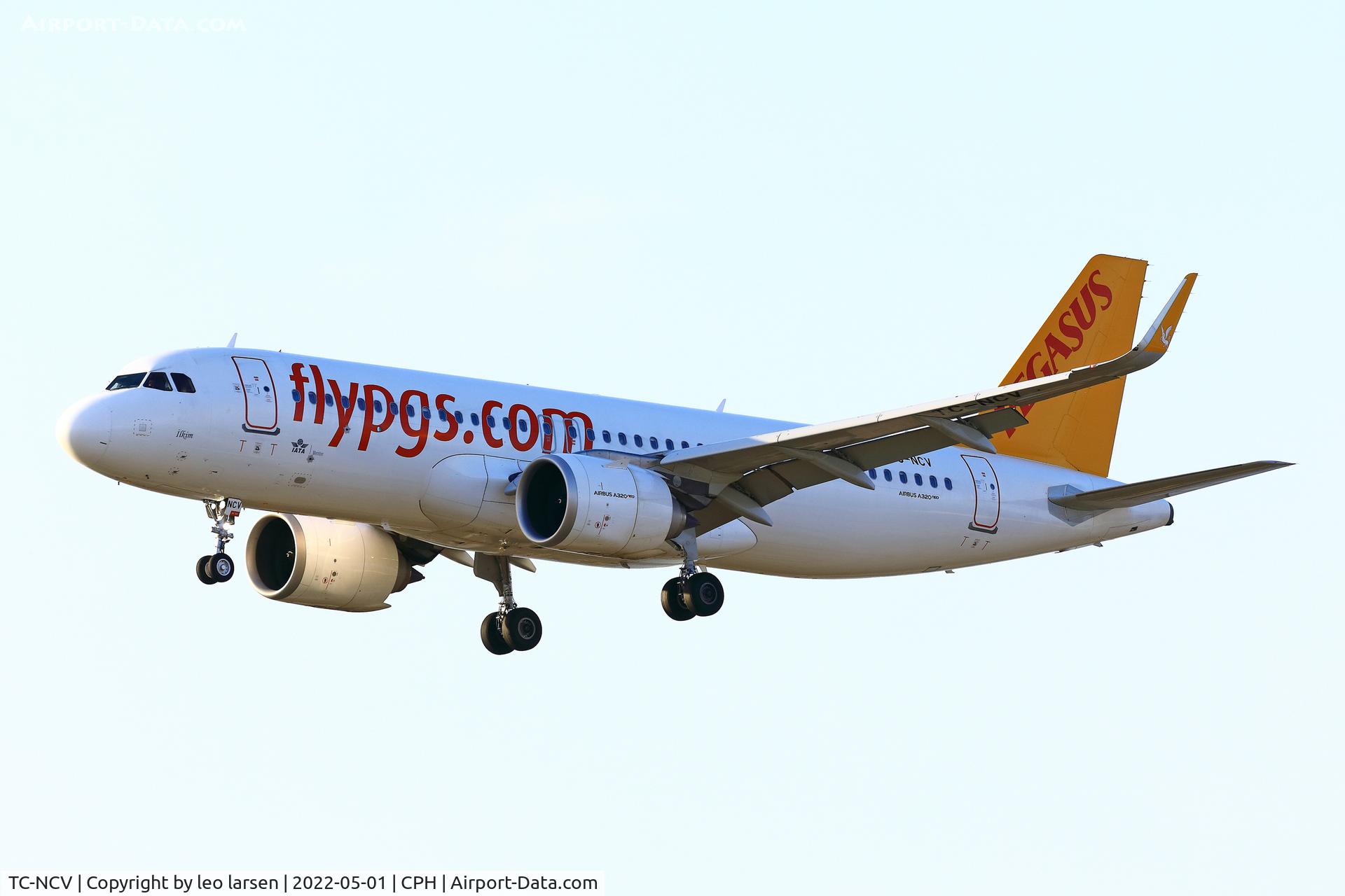 TC-NCV, 2021 Airbus A320-251 Neo C/N 10453, Copenhagen 1.5.2022