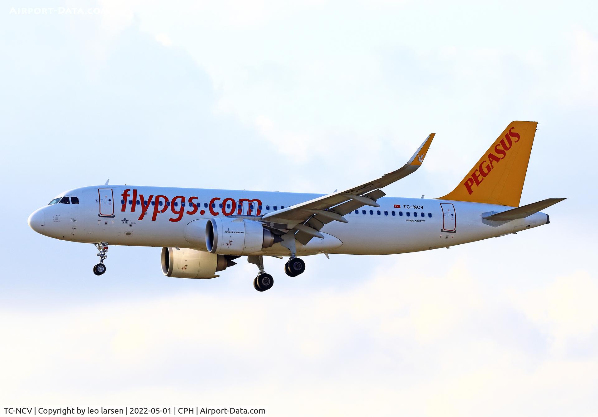 TC-NCV, 2021 Airbus A320-251 Neo C/N 10453, Copenhagen 1.5.2022