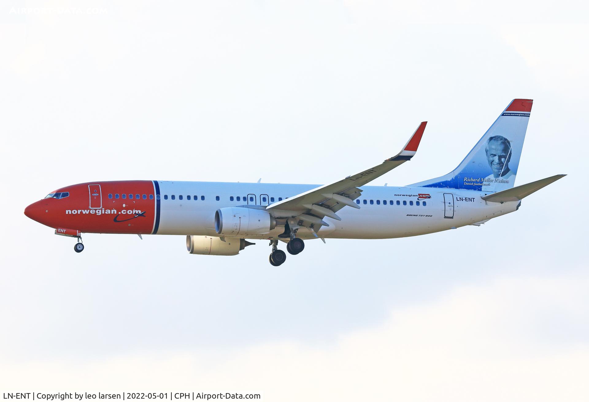LN-ENT, 2017 Boeing 737-8JP C/N 42282, Copenhagen 1.5.2022