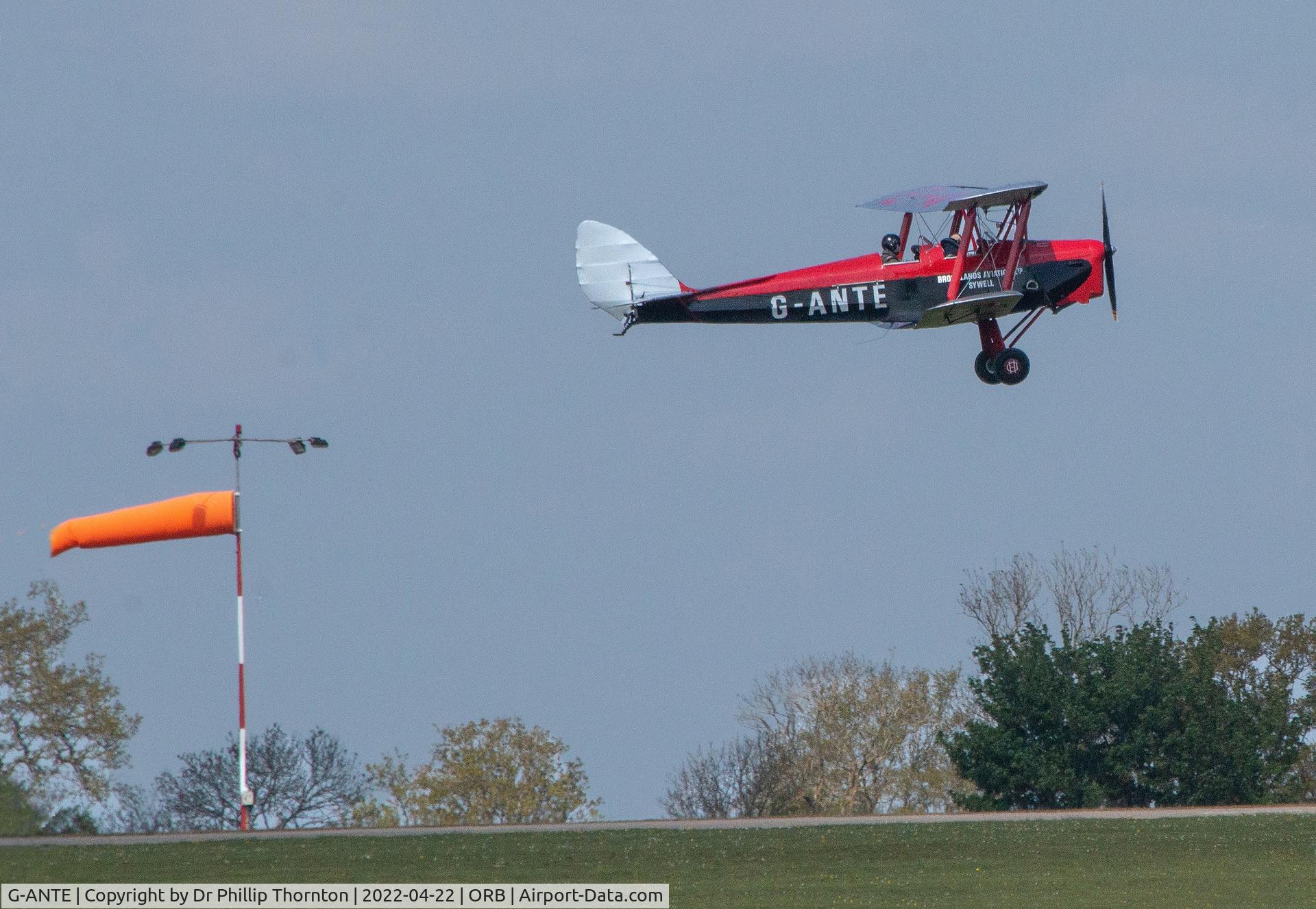 G-ANTE, 1941 De Havilland DH-82A Tiger Moth II C/N 84891, Tiger Moth at Sywell