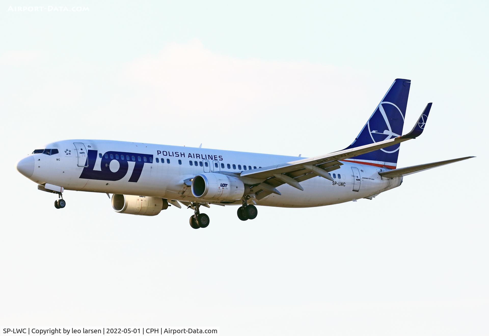 SP-LWC, 2005 Boeing 737-89P C/N 30691, Copenhagen 1.5.2022