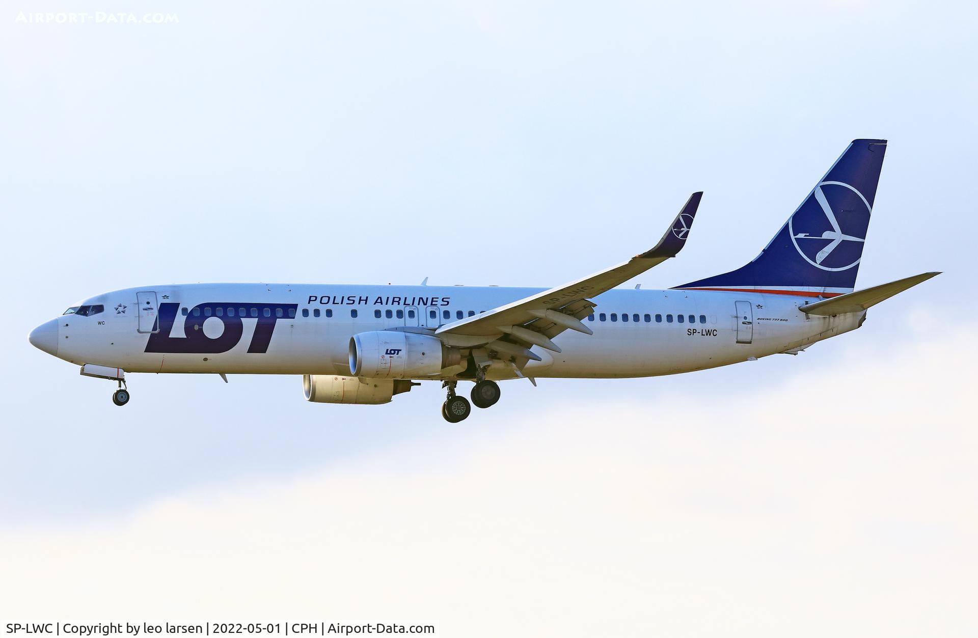 SP-LWC, 2005 Boeing 737-89P C/N 30691, Copenhagen 1.5.2022