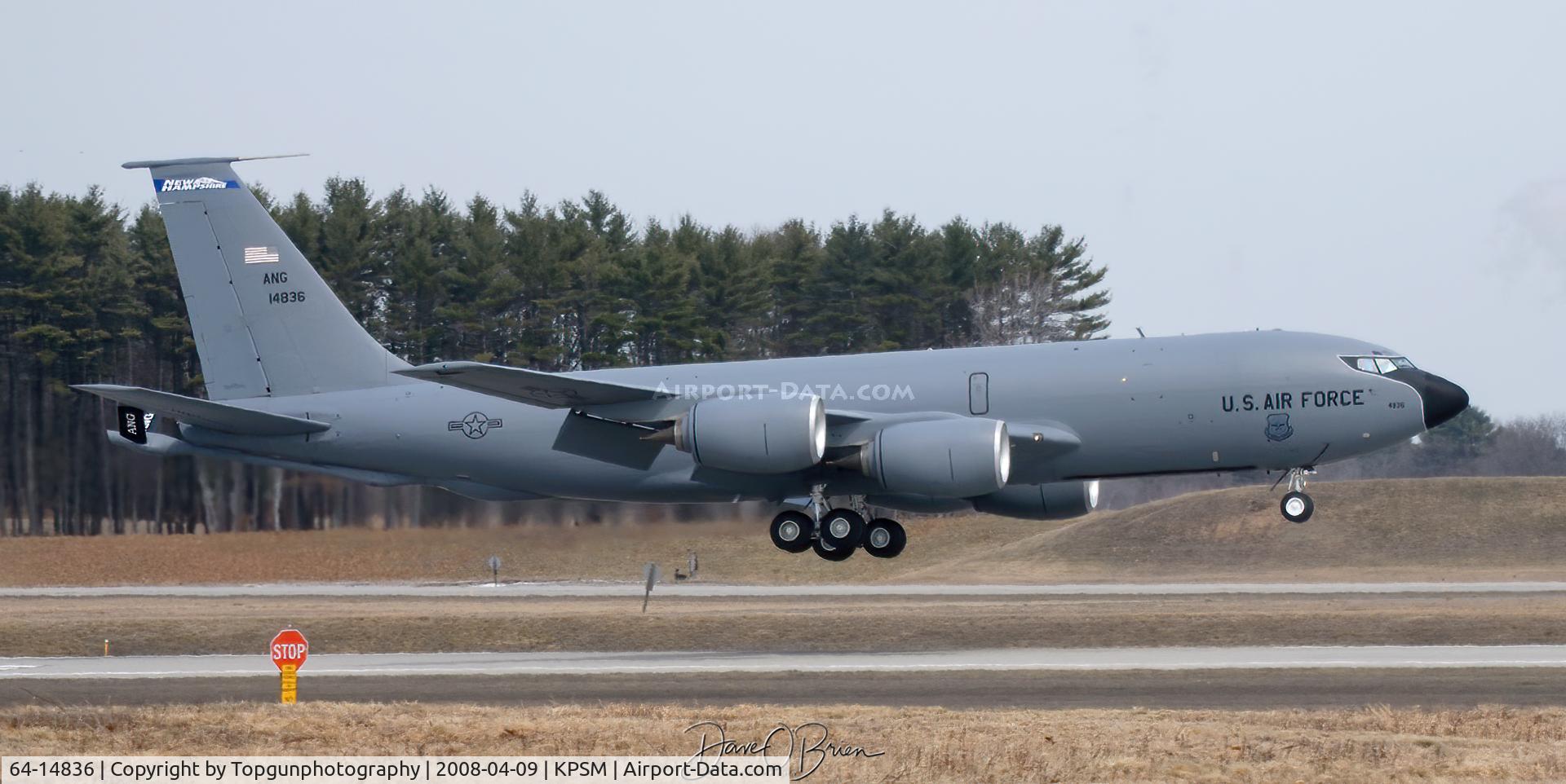 64-14836, 1964 Boeing KC-135R Stratotanker C/N 18776, PACK43 landing RW16