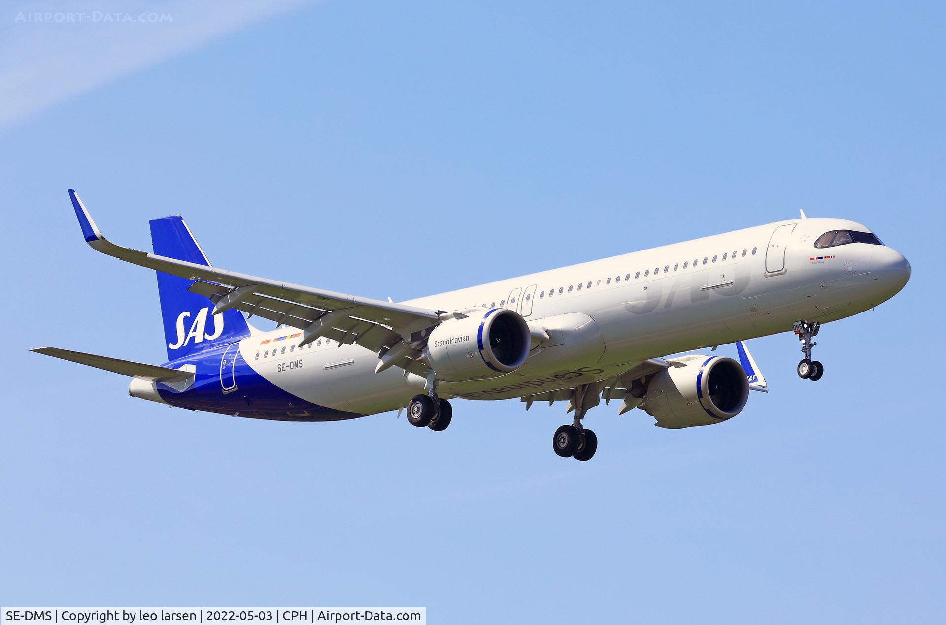 SE-DMS, 2021 Airbus A321-253NX C/N 10500, Copenhagen 3.5.2022