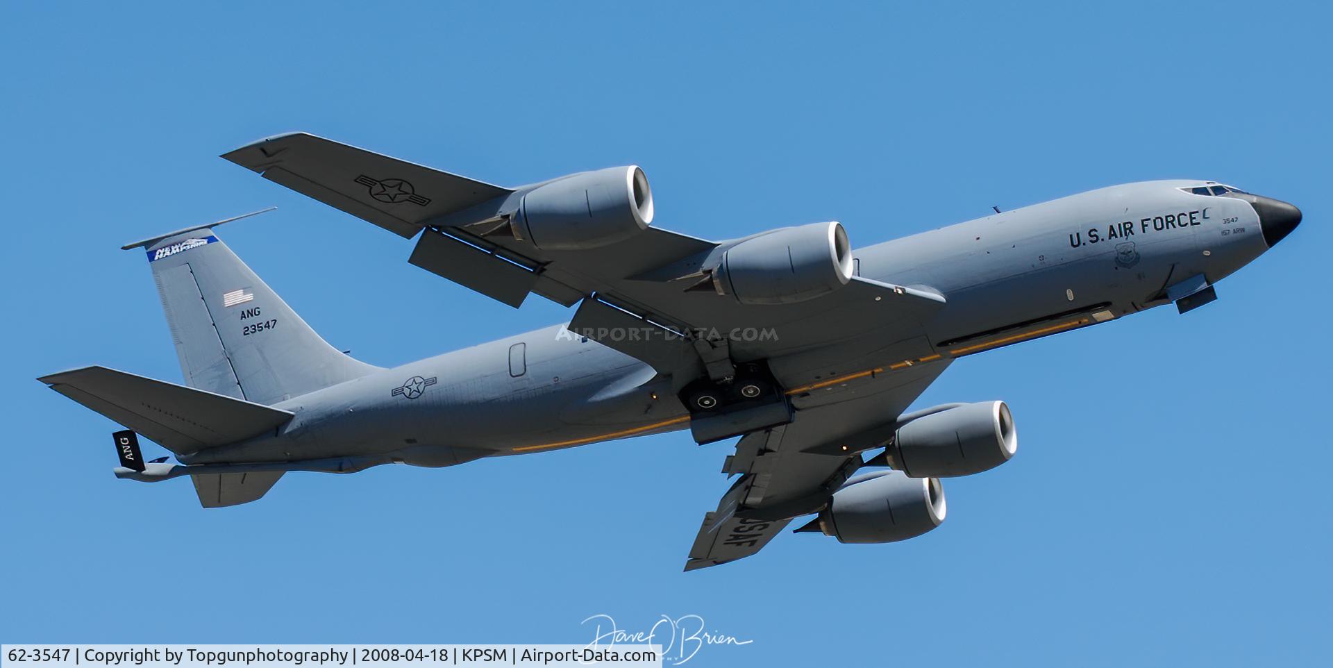 62-3547, 1963 Boeing KC-135R Stratotanker C/N 18530, PACK31 off of RW16