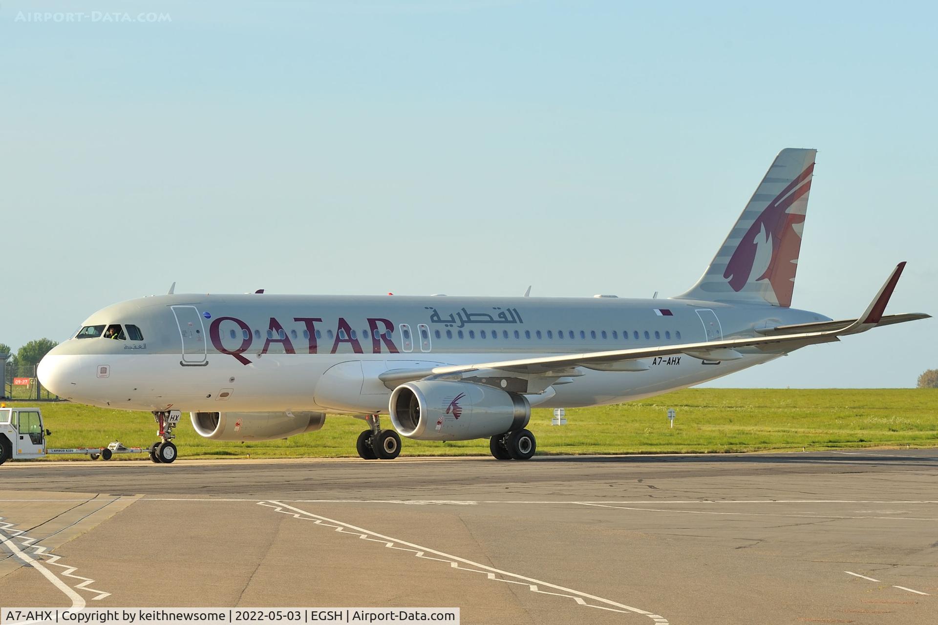 A7-AHX, 2012 Airbus A320-232 C/N 5361, Removed from spray shop.