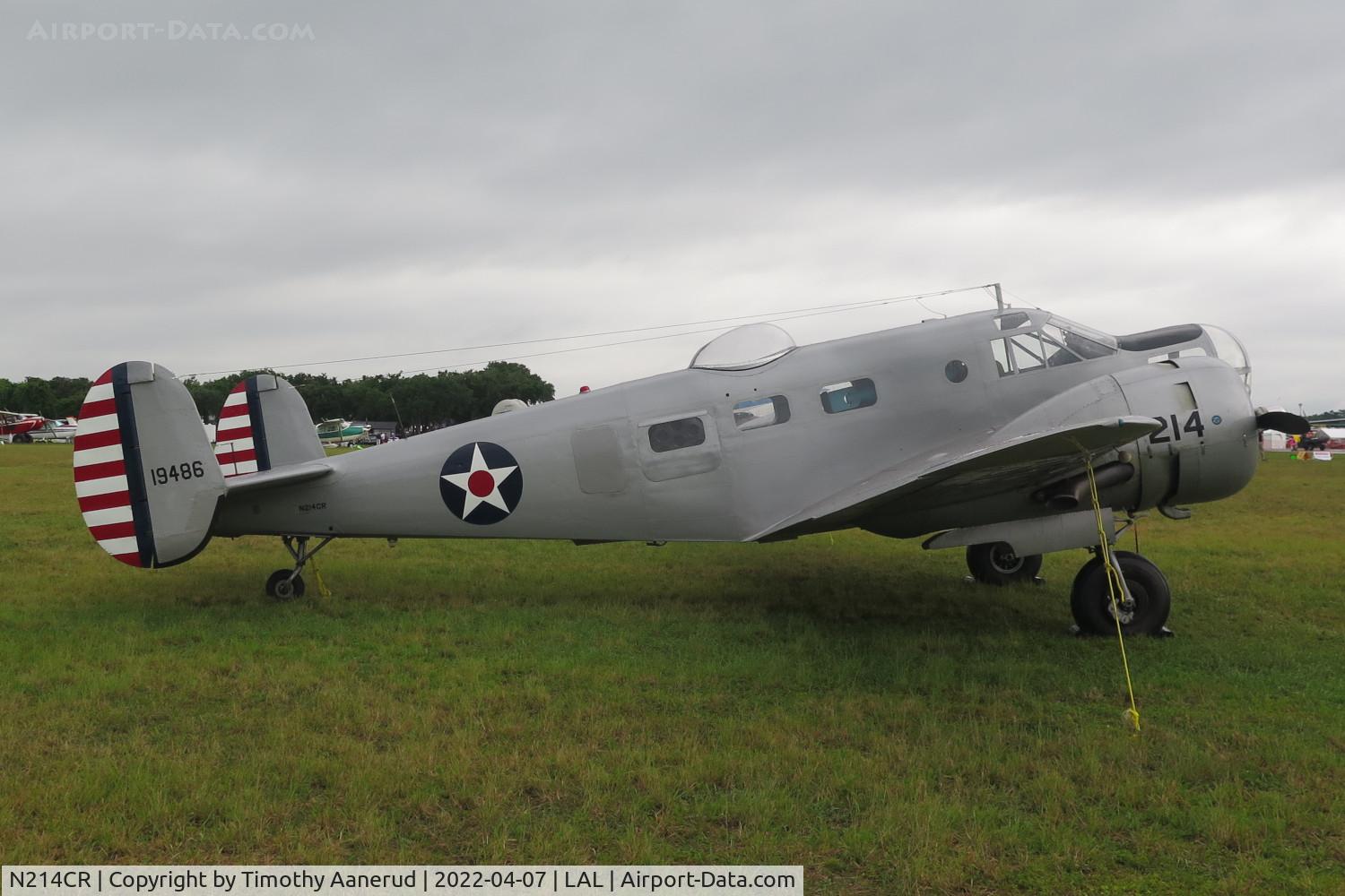 N214CR, 1958 Beech AT-11 Kansan C/N 912, 1958 Beech AT-11 Kansan, c/n: 912, Sun 'n Fun