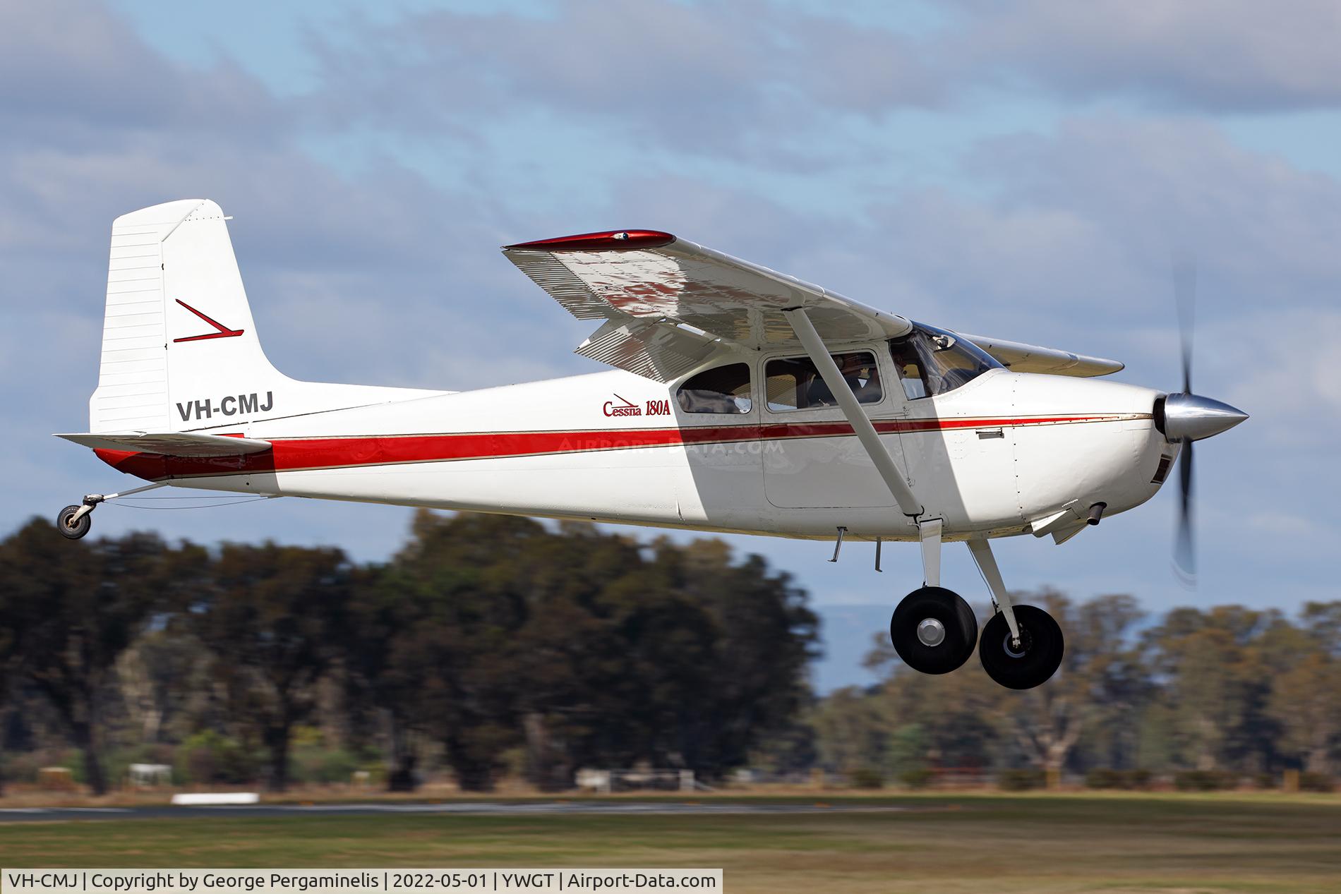 VH-CMJ, 1957 Cessna 180A C/N 32989, Antique Aeroplane Assn of Australia National Fly-in.