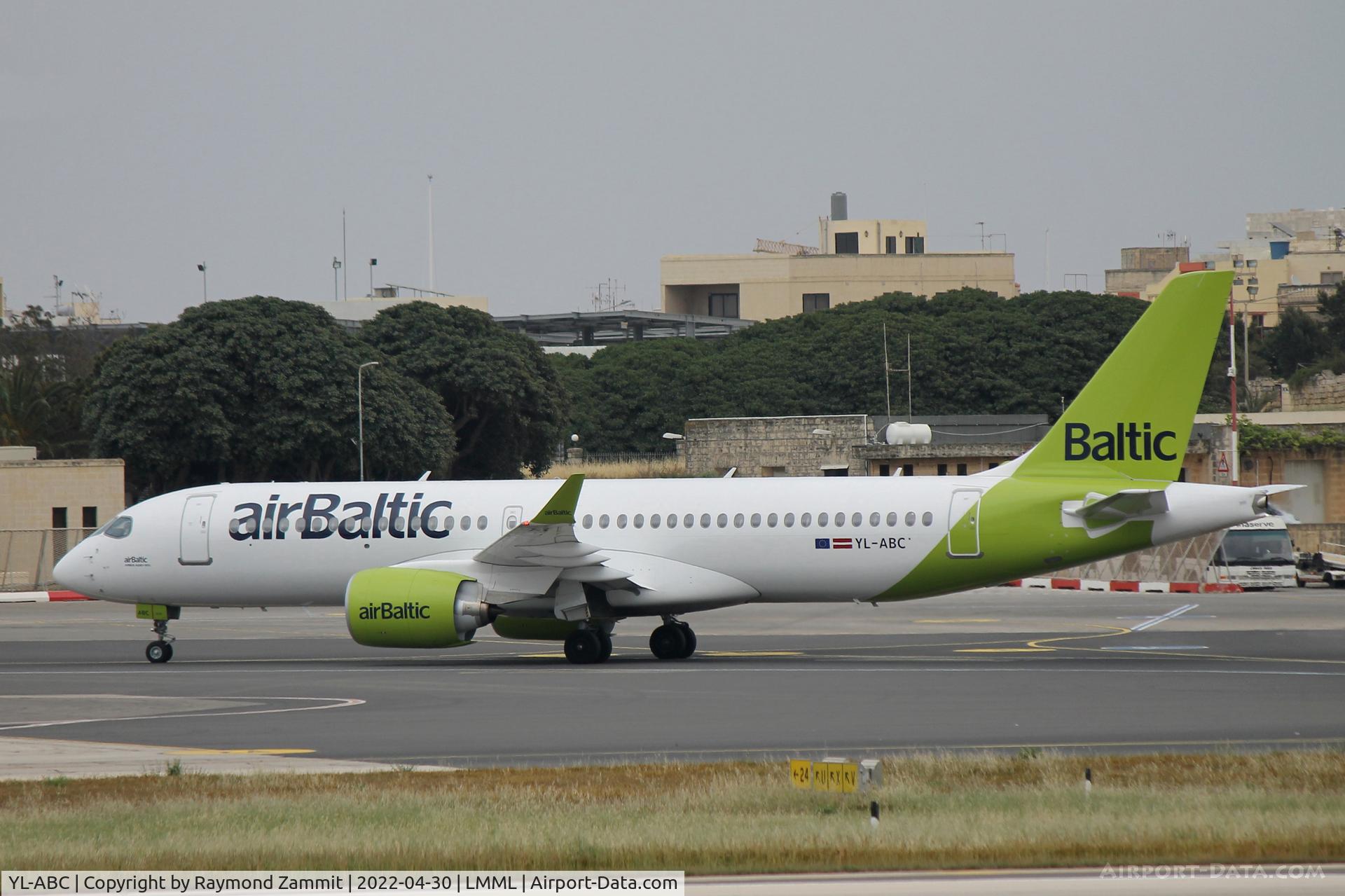 YL-ABC, 2021 Airbus A220-300 C/N 55127, A220 YL-ABC Air Baltic