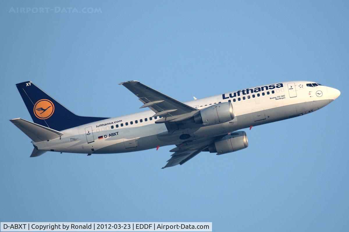 D-ABXT, 1989 Boeing 737-330 C/N 24281, at fra