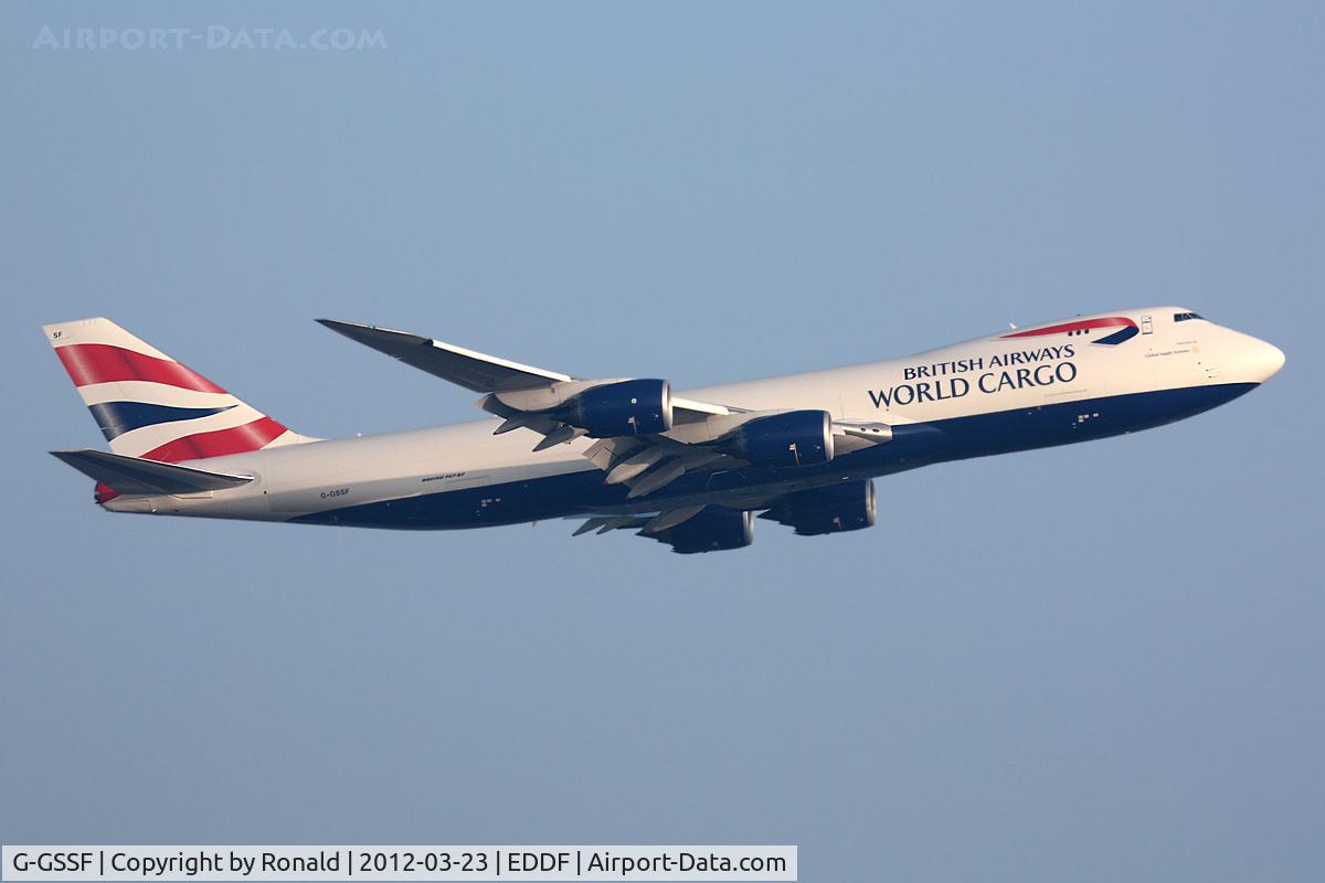G-GSSF, 2011 Boeing 747-87UF C/N 37569, at fra