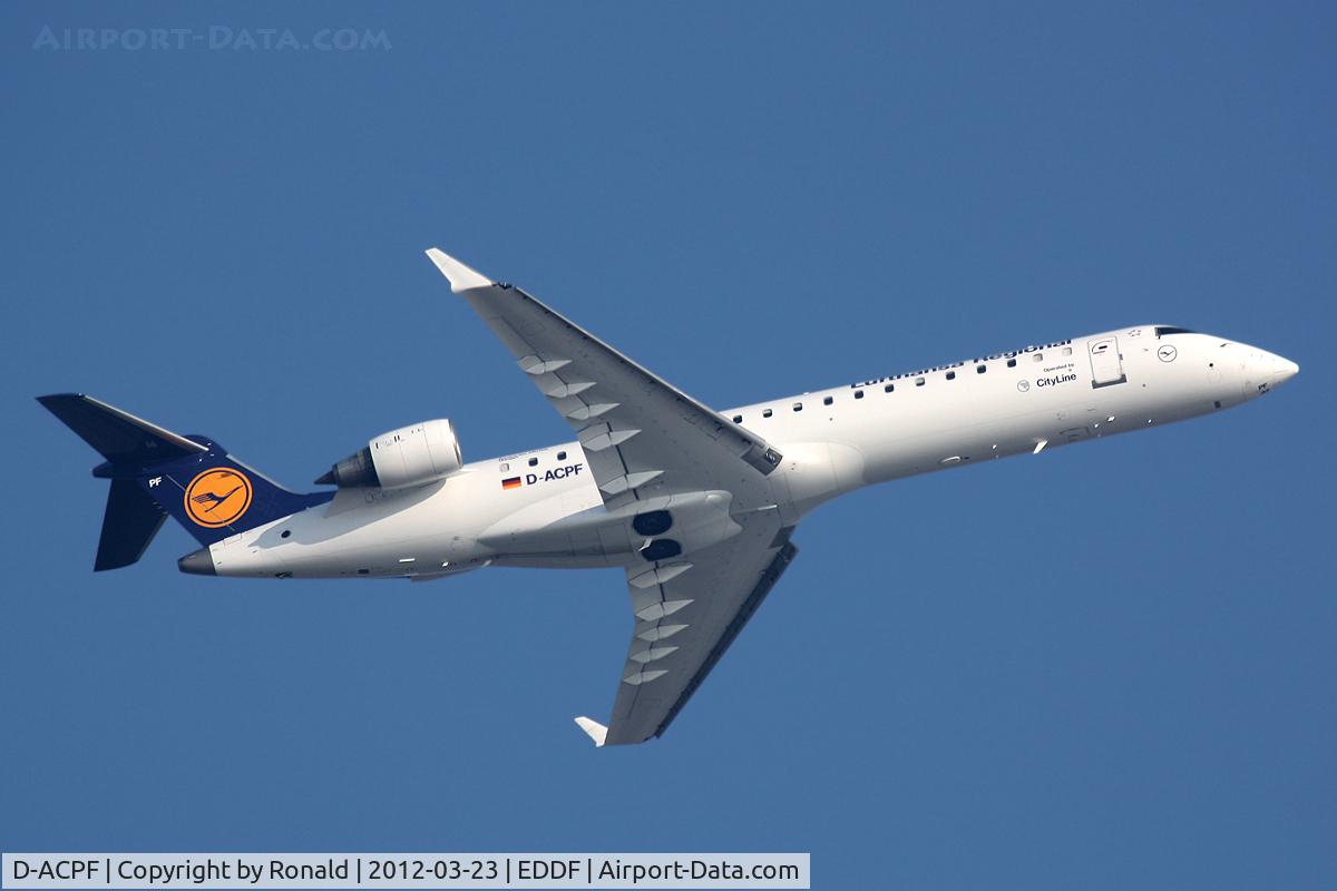 D-ACPF, 2001 Canadair CRJ-701ER (CL-600-2C10) Regional Jet C/N 10030, at fra
