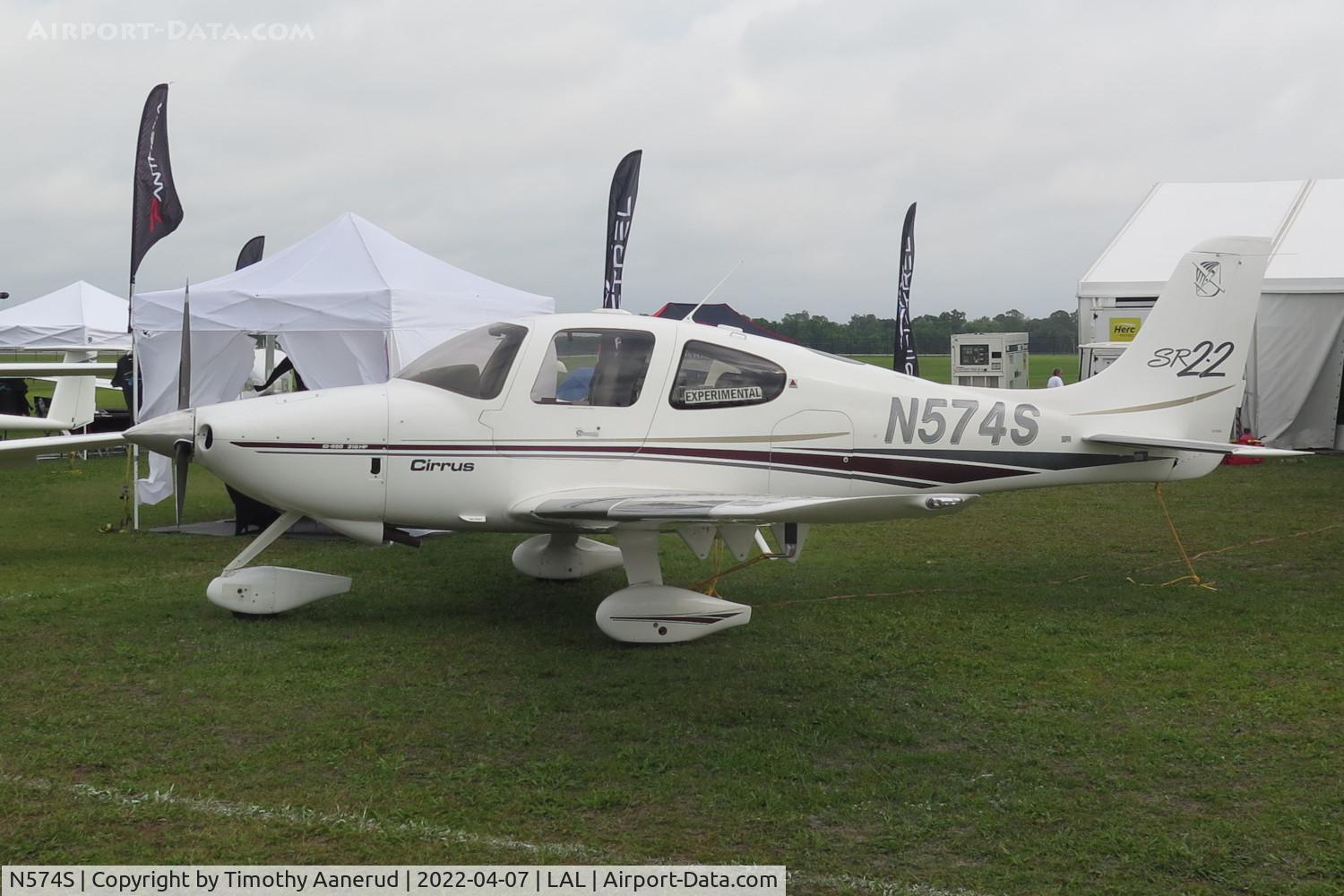 N574S, 2002 Cirrus SR22 C/N 0343, 2002 Cirrus SR22, c/n: 0343