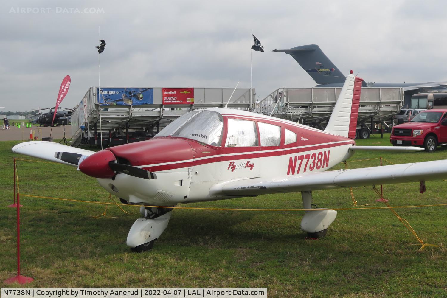 N7738N, 1968 Piper PA-28-180 C/N 28-5182, 1968 Piper PA-28-180, c/n: 28-5182