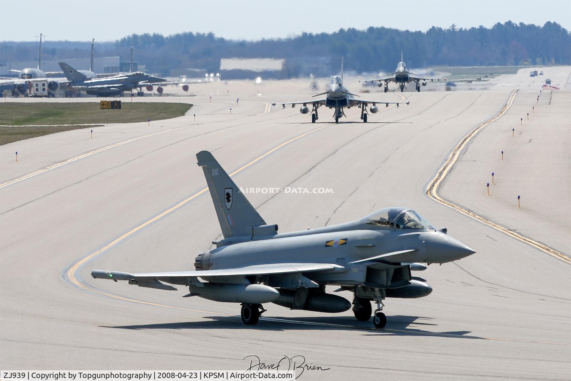 ZJ939, 2007 Eurofighter EF-2000 Typhoon FGR4 C/N 0125/BS032, Ascot-9801: 4 ship