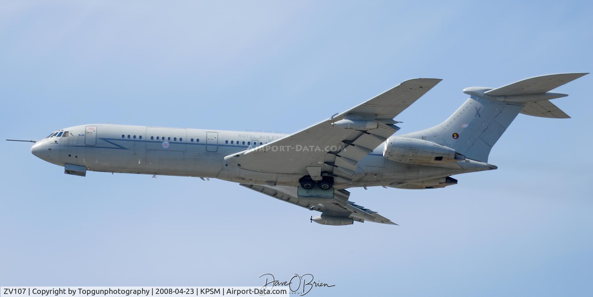 ZV107, Vickers VC10 C1K C/N 837, Ascot 9272 Heavy departs with Ascot-9805: 3 ship