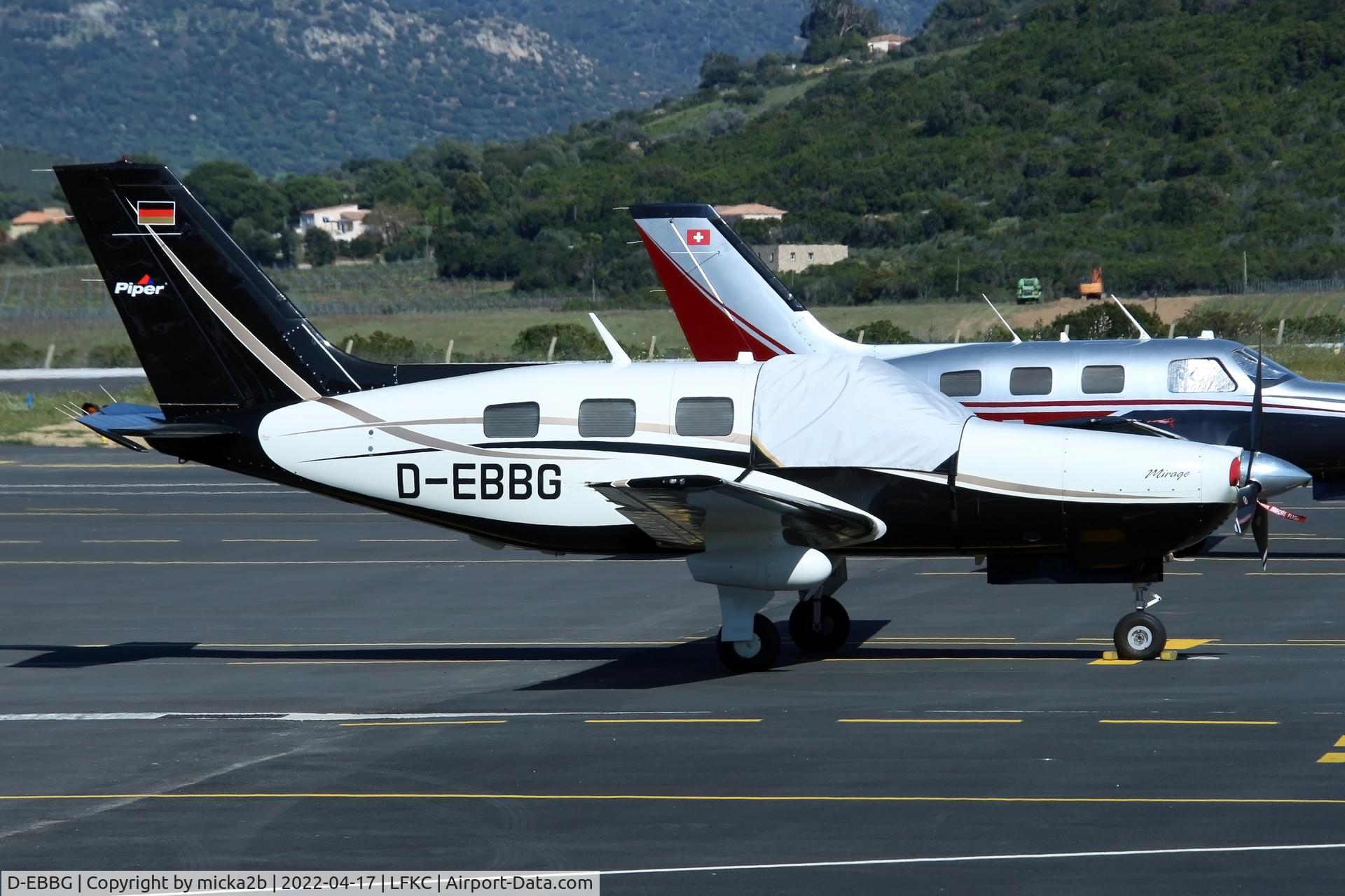 D-EBBG, 2012 Piper PA-46-350P Malibu Mirage C/N 4636540, Parked