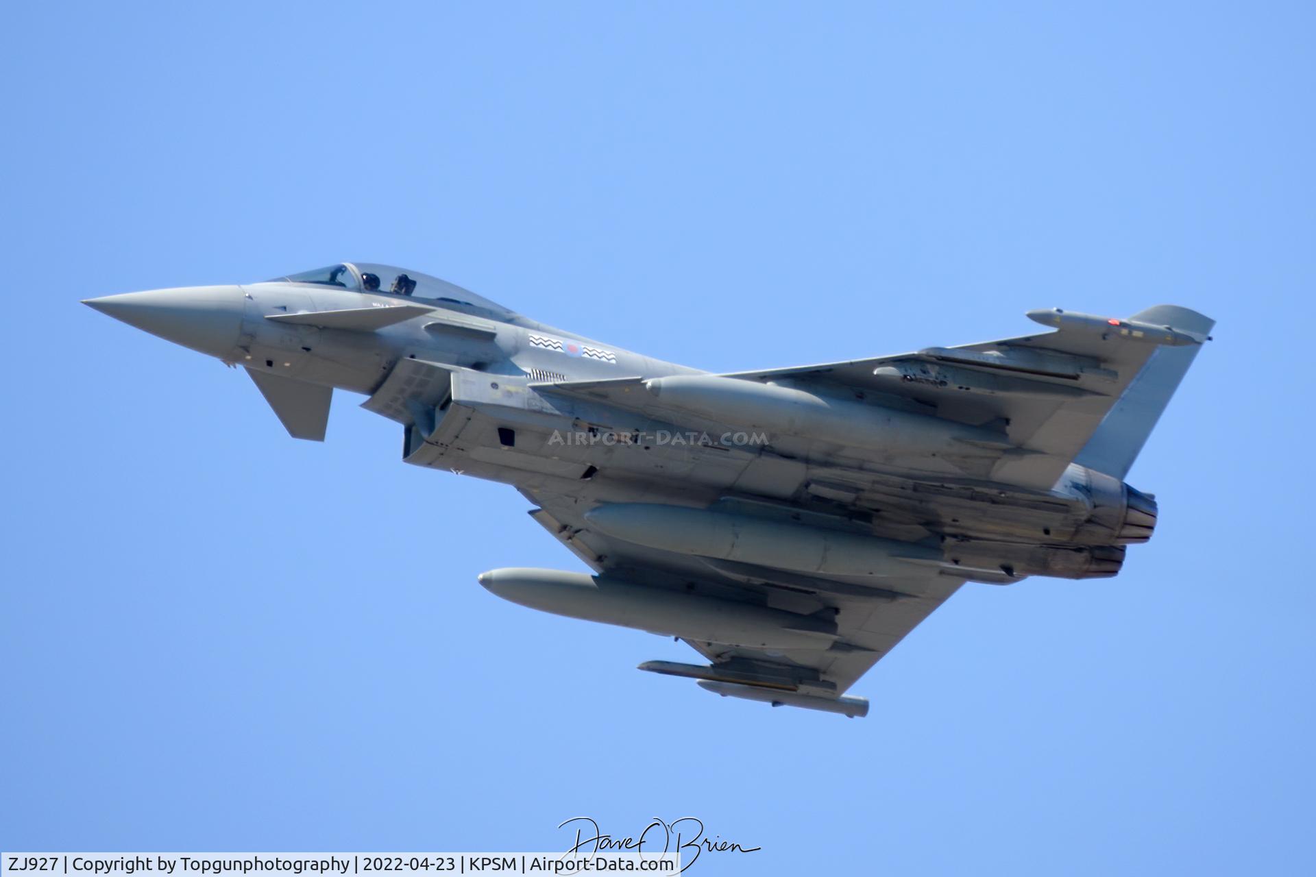 ZJ927, 2006 Eurofighter EF-2000 Typhoon FGR4 C/N 0089/BS018, Ascot-9807