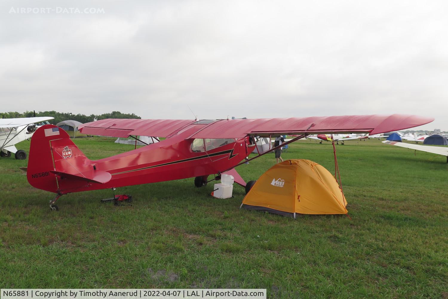 N65881, Piper J3C-65 Cub C/N 12034, Piper J3C-65, c/n: 12034, Sun 'n Fun
