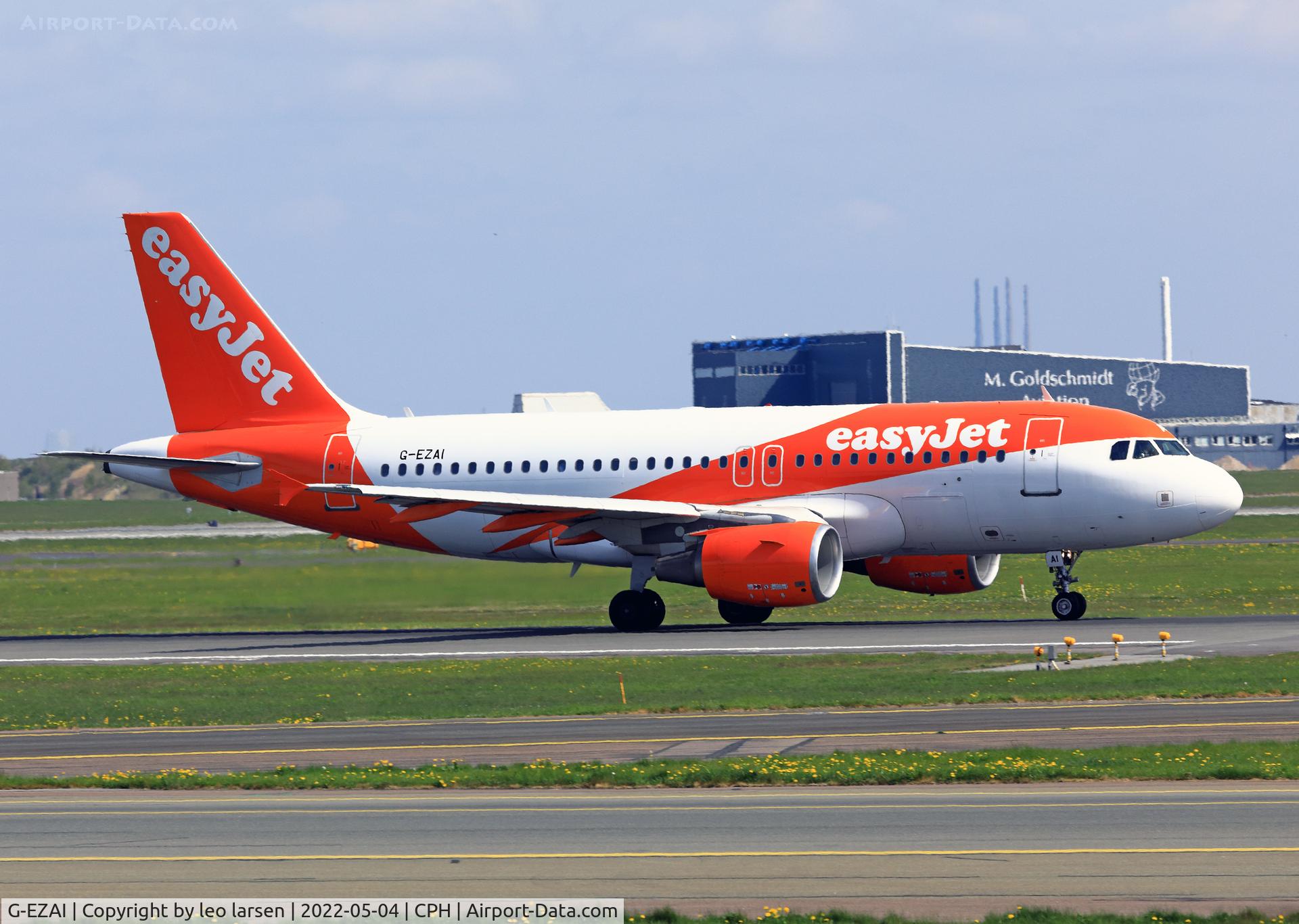 G-EZAI, 2006 Airbus A319-111 C/N 2735, Copenhagen 4.5.2022