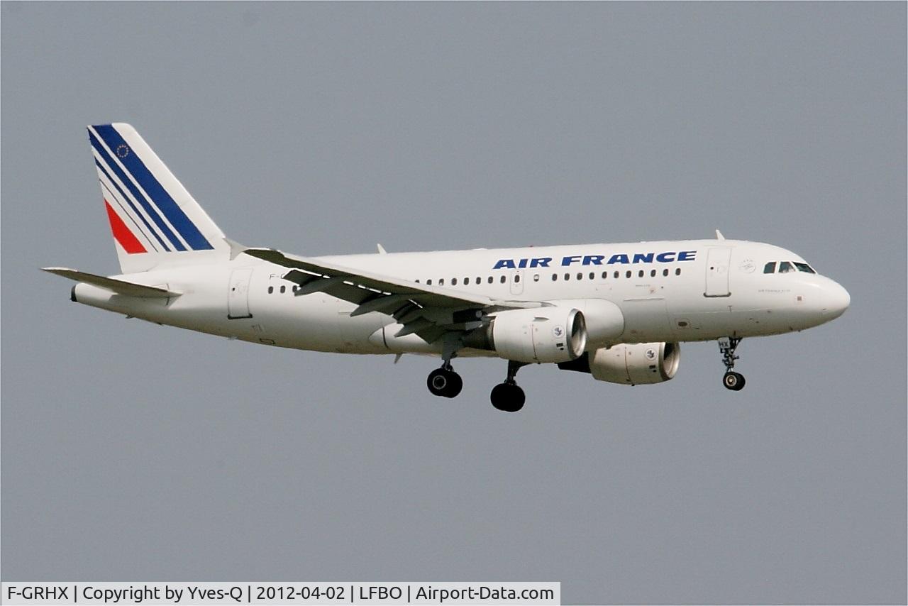 F-GRHX, 2001 Airbus A319-111 C/N 1524, Airbus A319-111, On final rwy 14L, Toulouse Blagnac Airport (LFBO-TLS)