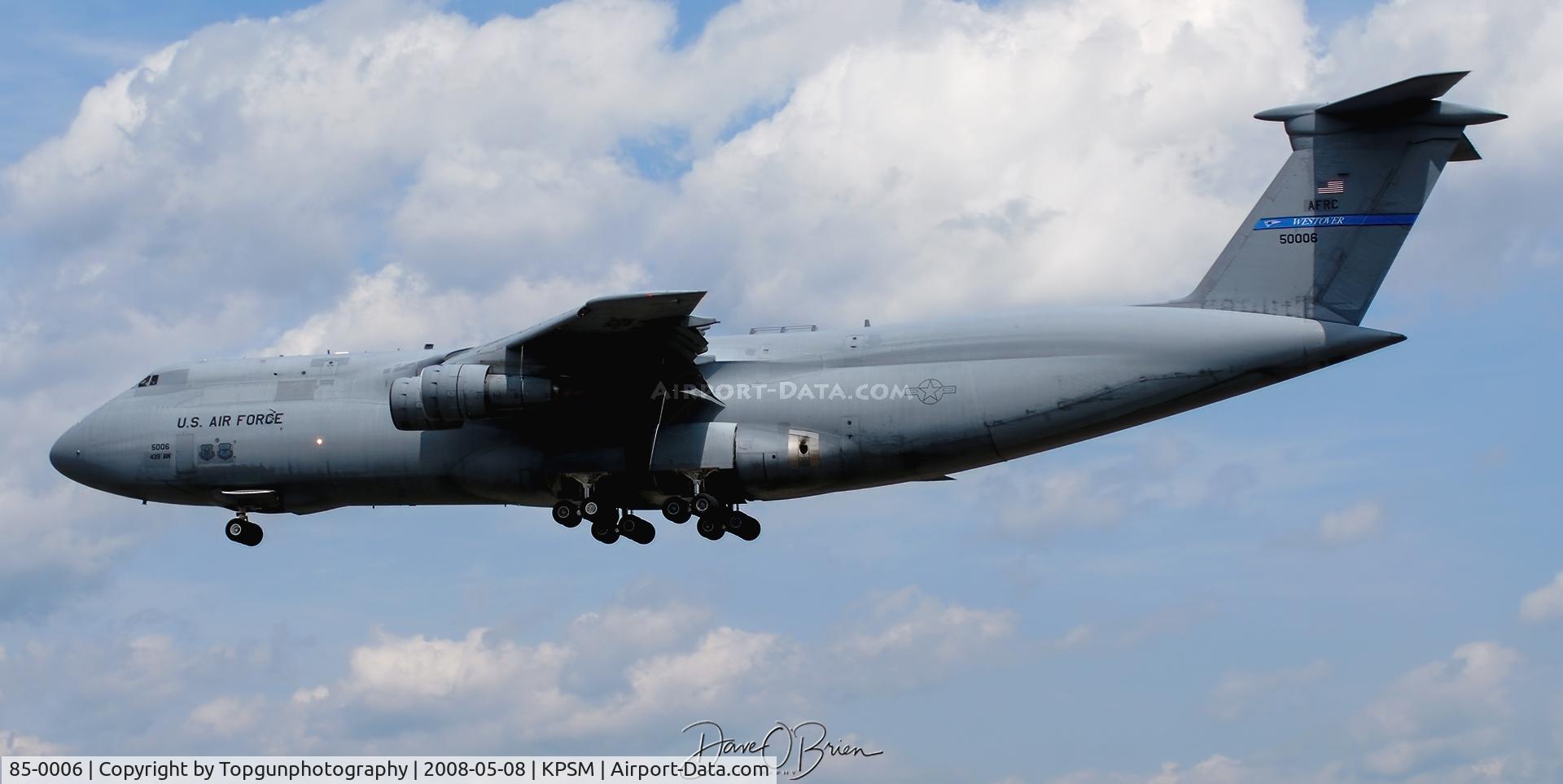 85-0006, 1985 Lockheed C-5B Galaxy C/N 500-0092, RODD21 short approach