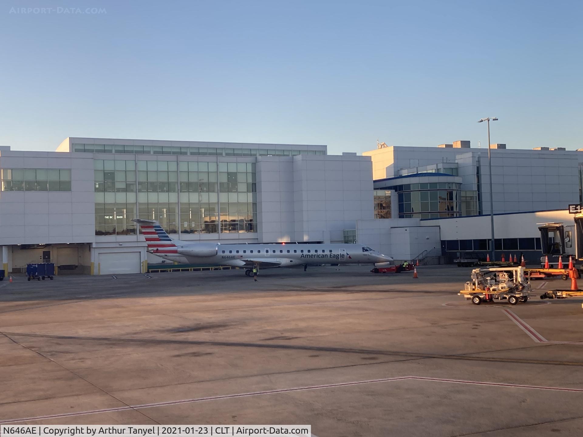 N646AE, 2000 Embraer ERJ-145LR (EMB-145LR) C/N 145213, On the tarmac @ CLT