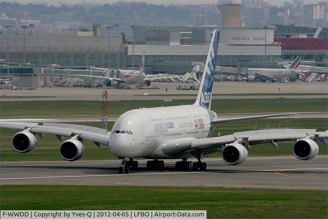 F-WWDD, 2005 Airbus A380-861 C/N 004, Airbus A380-861, Taxiing, Toulouse Blagnac Airport (LFBO-TLS)