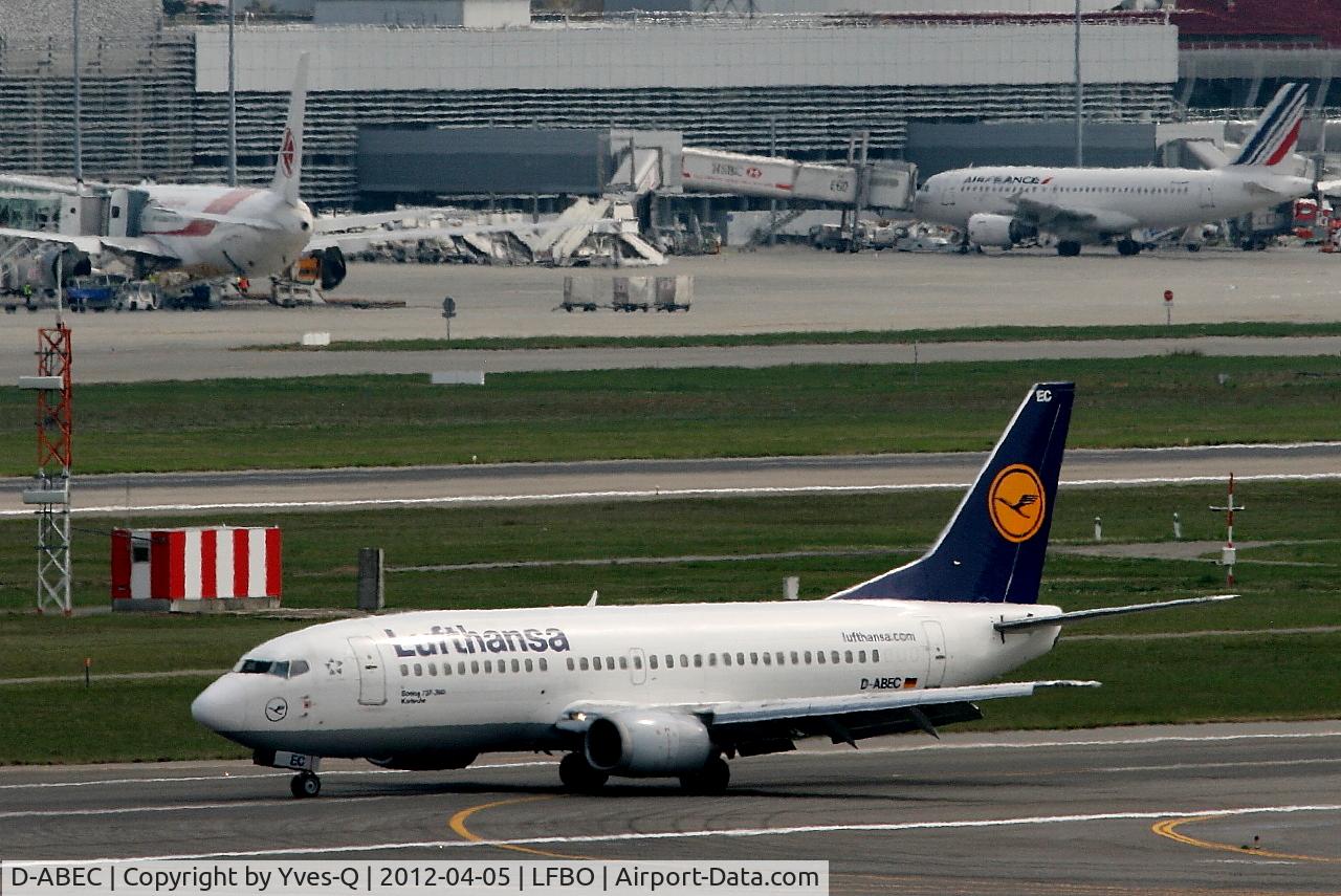 D-ABEC, 1991 Boeing 737-330 C/N 25149, Boeing 737-330, Taxiing, Toulouse Blagnac Airport (LFBO-TLS)