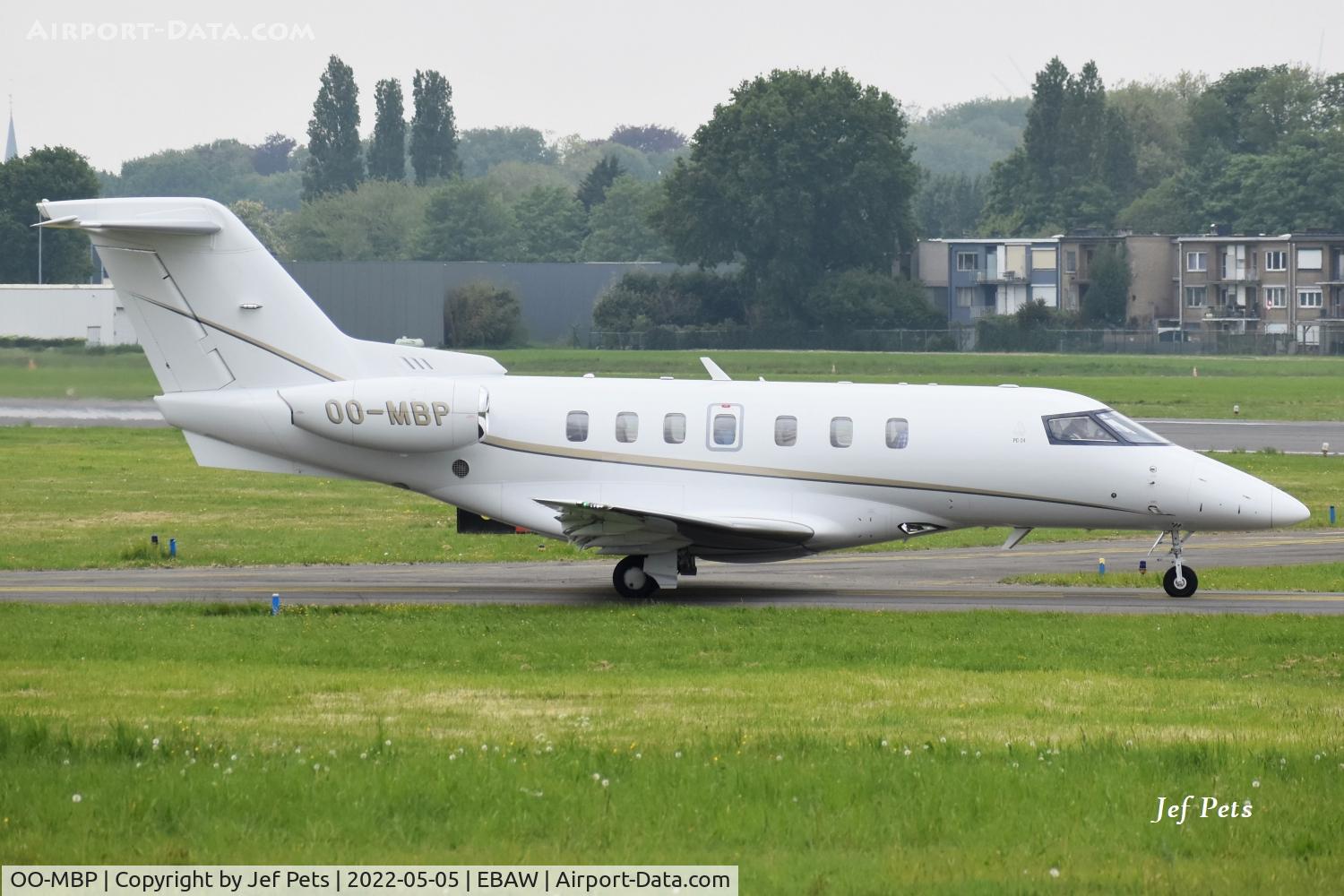 OO-MBP, 2020 Pilatus PC-24 C/N 182, At Antwerp Airport.