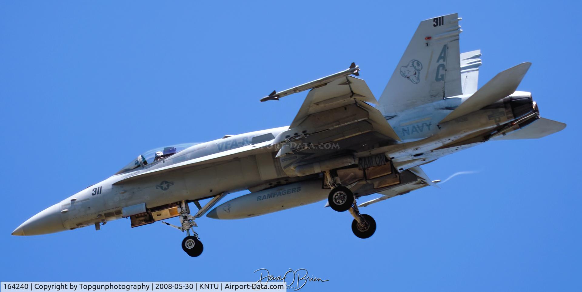 164240, McDonnell Douglas F/A-18C Hornet C/N 1003/C225, VFA-83 Rampagers