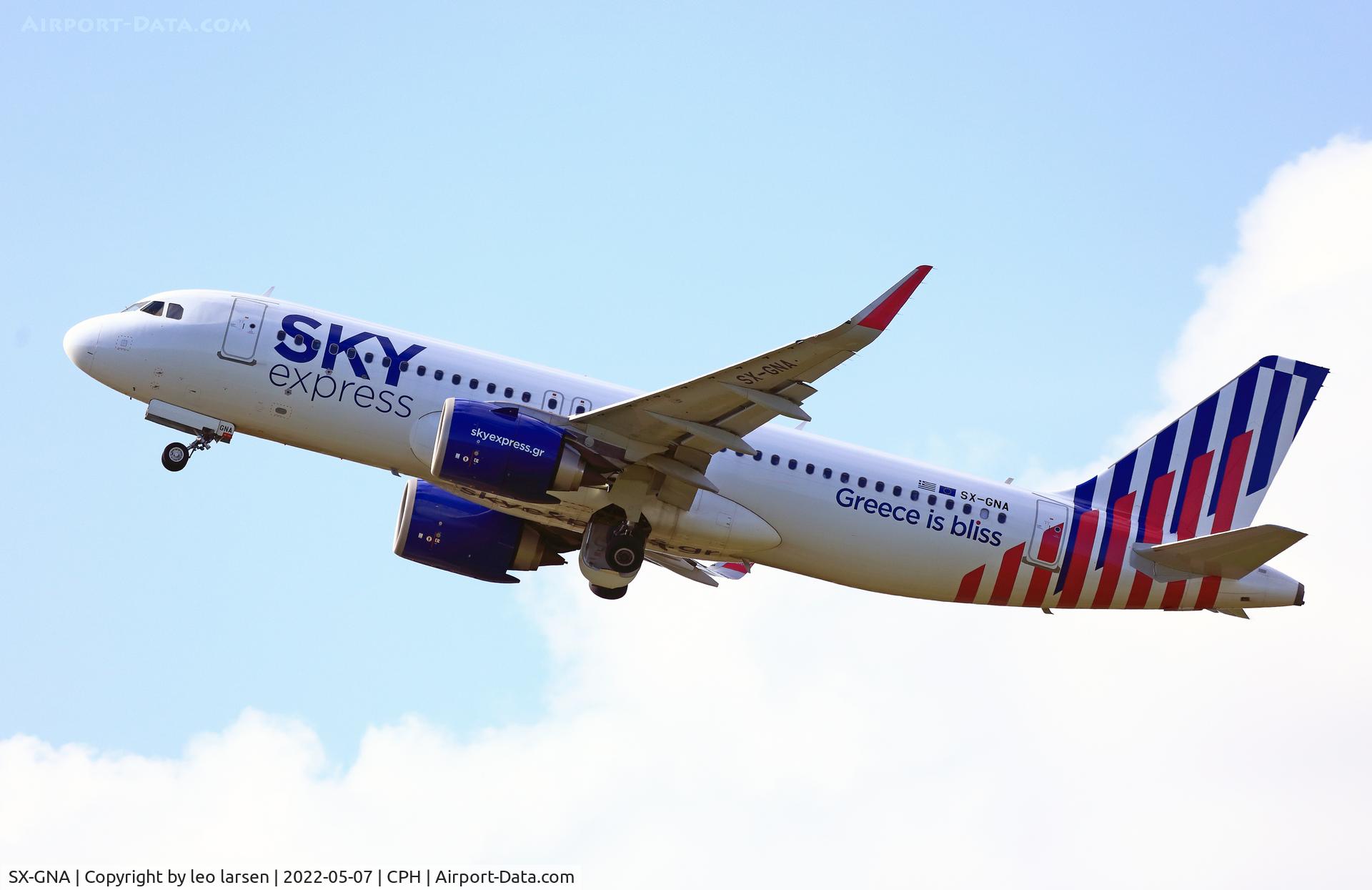 SX-GNA, 2021 Airbus A320-251N C/N 9516, Copenhagen 7.5.2022