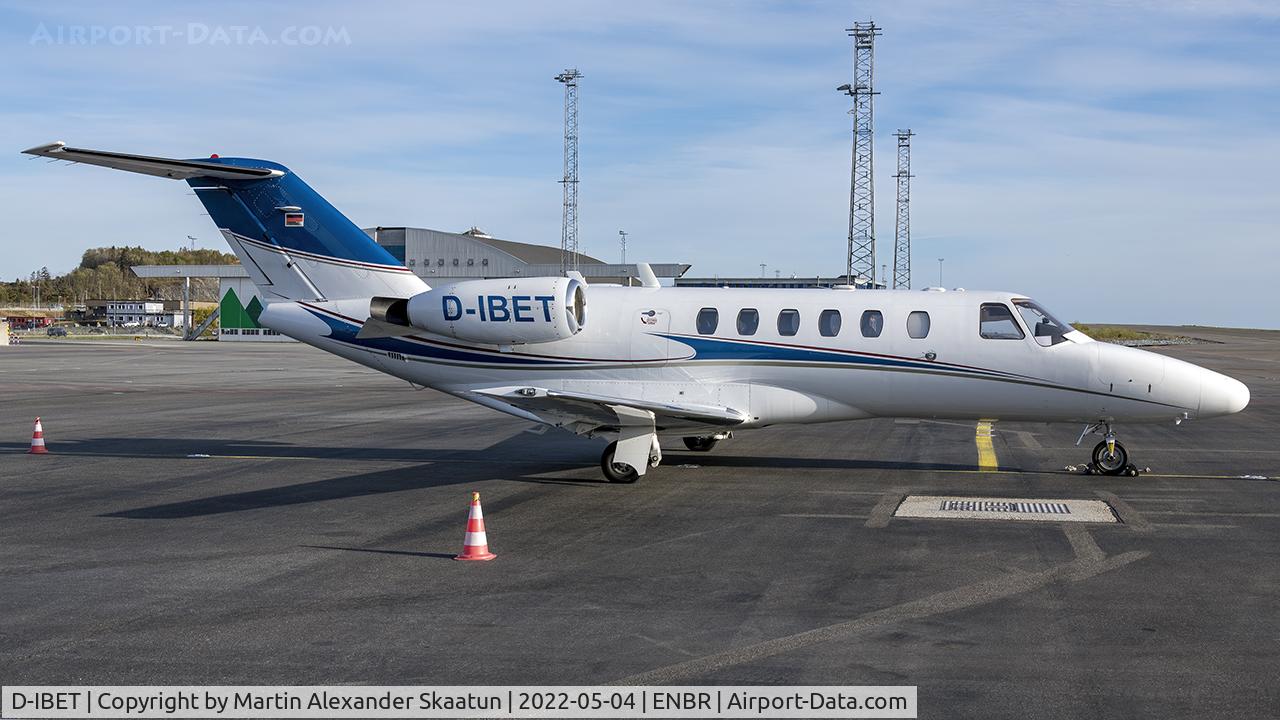 D-IBET, 2005 Cessna 525A CitationJet CJ2 C/N 525A-0229, Parked at Flesland.