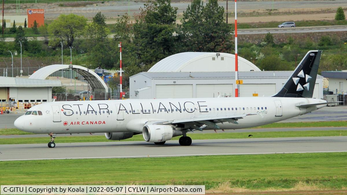 C-GITU, 2001 Airbus A321-211 C/N 1602, Arrival from Toronto