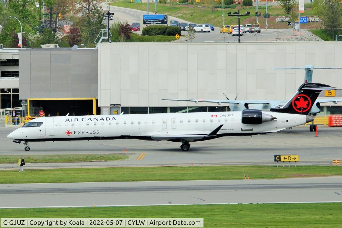 C-GJUZ, 2020 Bombardier CRJ-900LR C/N 15492, Arrival from Calgary