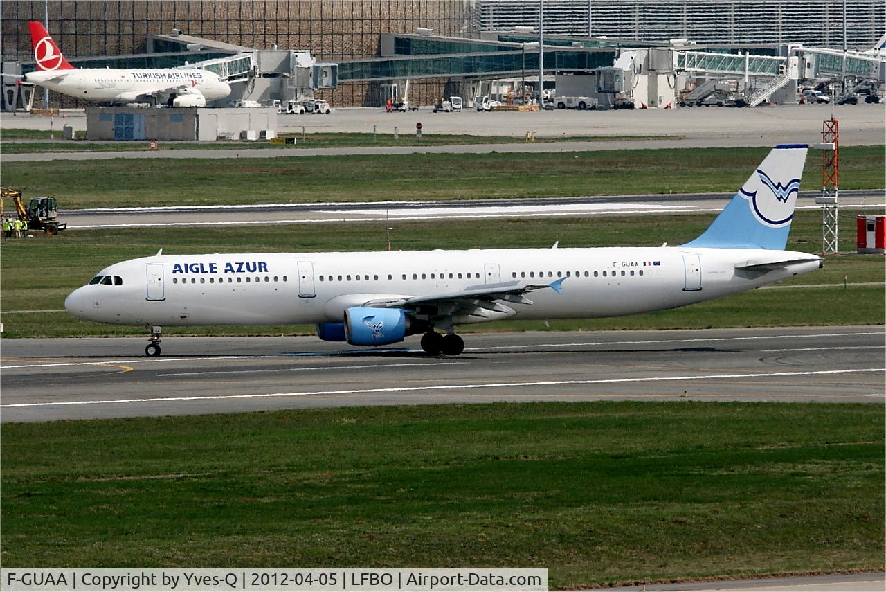 F-GUAA, 1998 Airbus A321-211 C/N 808, Airbus A321-211, Taxiing, Toulouse Blagnac Airport (LFBO-TLS)