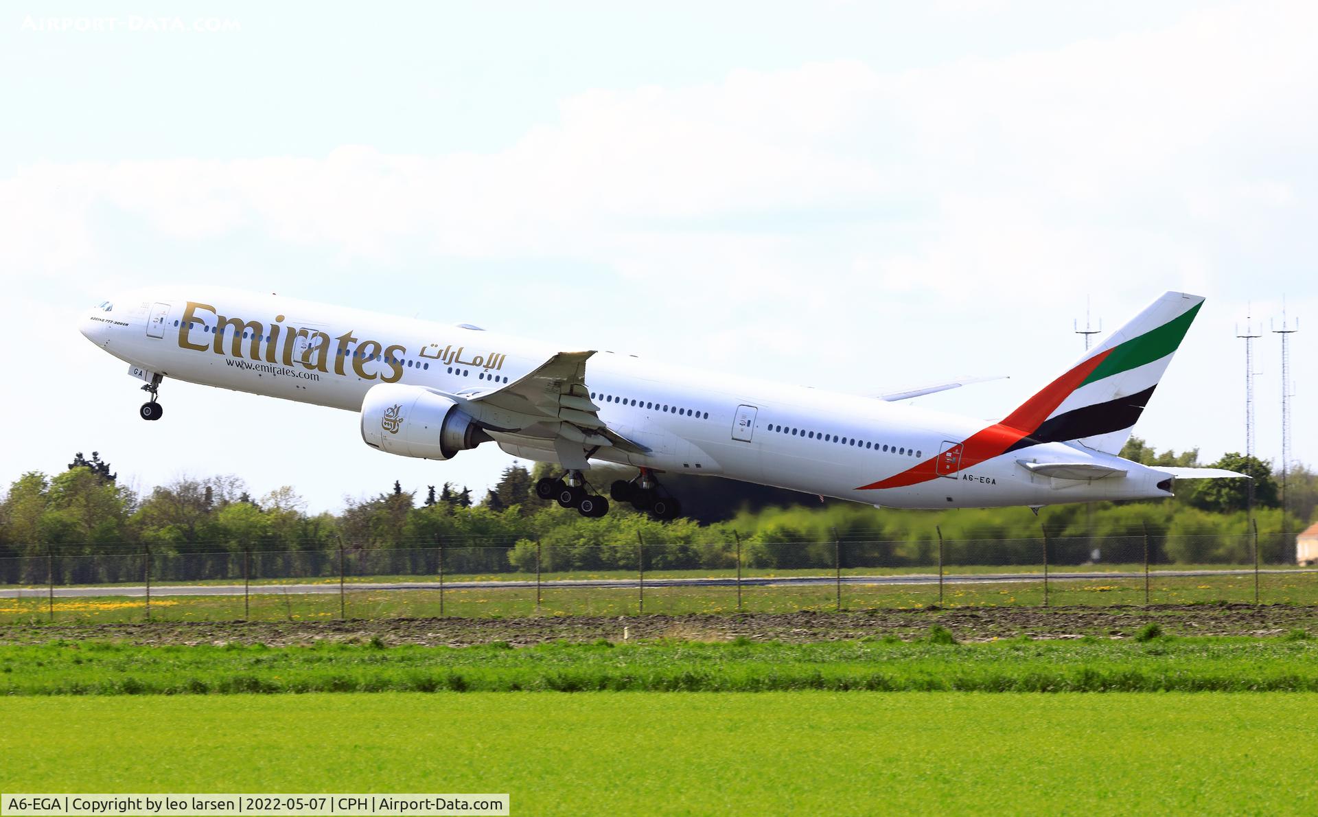 A6-EGA, 2010 Boeing 777-31H/ER C/N 38984, Copenhagen 7.5.2022