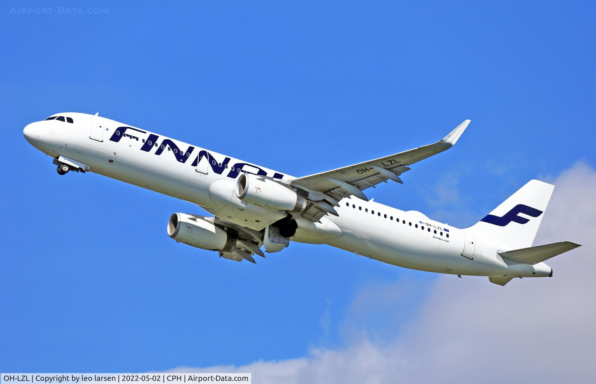 OH-LZL, 2014 Airbus A321-231 C/N 6083, Copenhagen 2.5.2022
