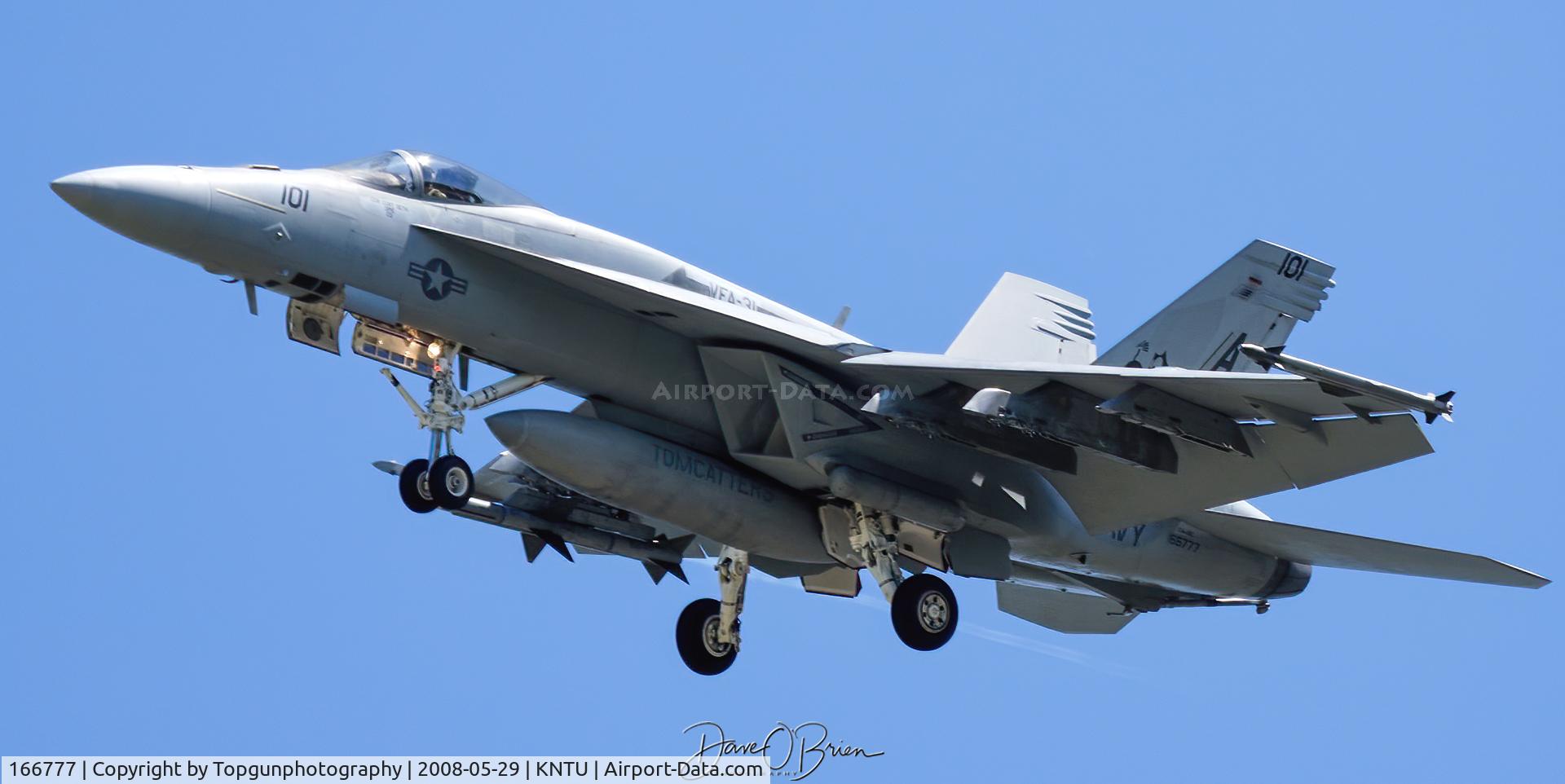 166777, Boeing F/A-18E Super Hornet C/N E123, VFA-31 Tomcatters