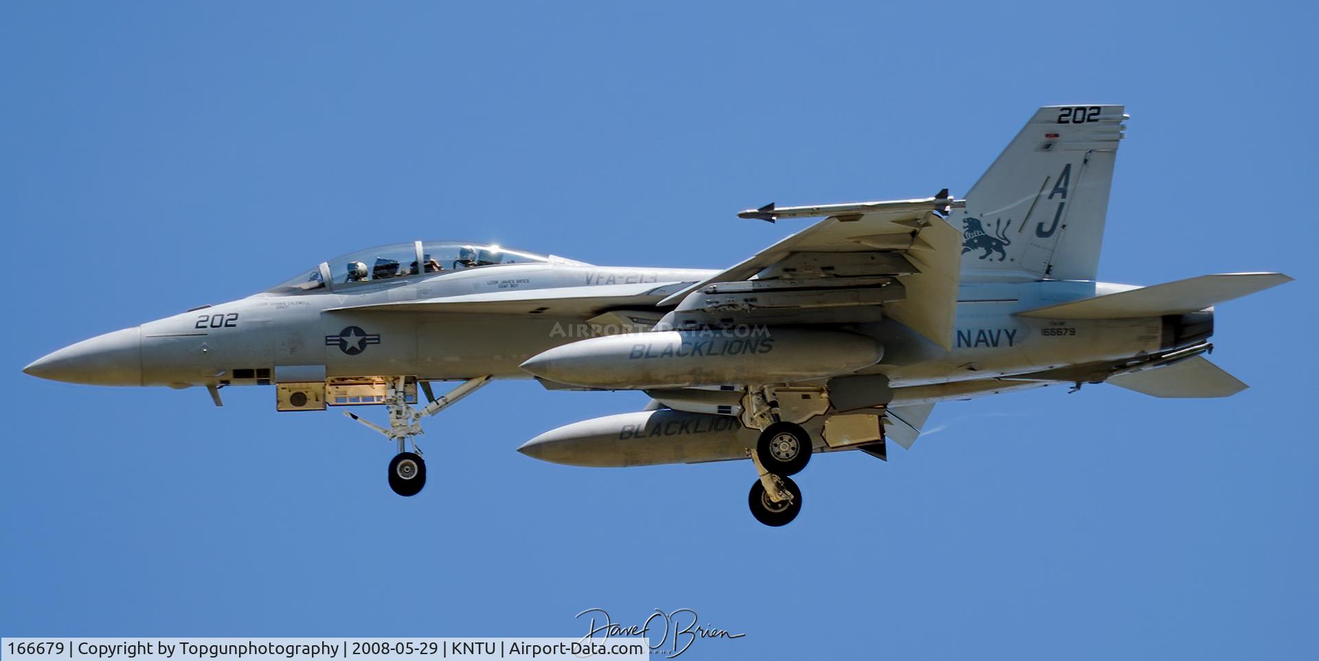 166679, Boeing F/A-18F Super Hornet C/N F157, VFA-213 Blacklions