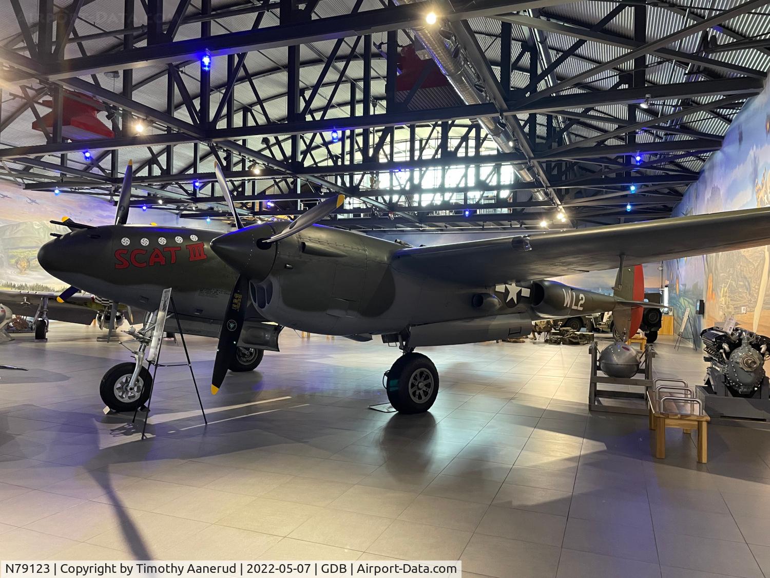 N79123, 1945 Lockheed P-38L-5 Lightning C/N 422-8235, 1945 Lockheed P-38L-5 Lightning, c/n: 422-8235