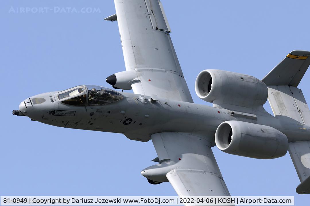 81-0949, 1981 Fairchild Republic A-10C Thunderbolt II C/N A10-0644, A-10C Thunderbolt II 81-0949 DM from 354th FS 