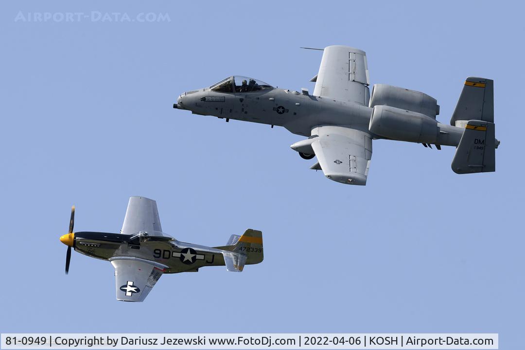 81-0949, 1981 Fairchild Republic A-10C Thunderbolt II C/N A10-0644, A-10C Thunderbolt II 81-0949 DM from 354th FS 