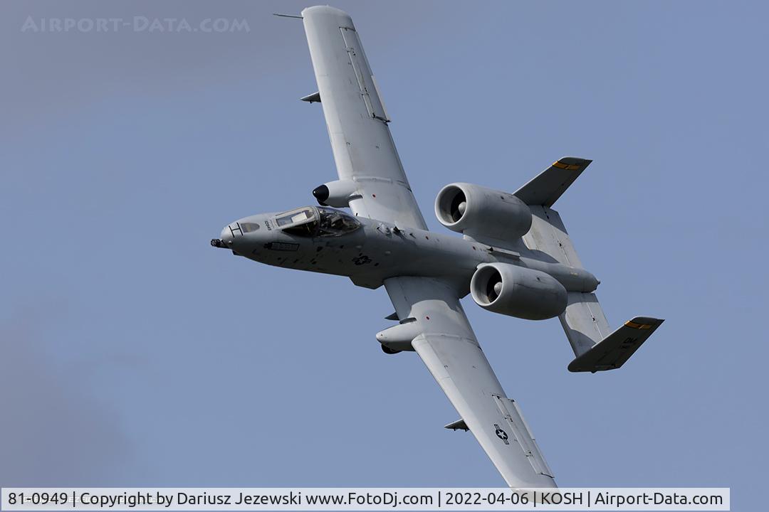 81-0949, 1981 Fairchild Republic A-10C Thunderbolt II C/N A10-0644, A-10C Thunderbolt II 81-0949 DM from 354th FS 