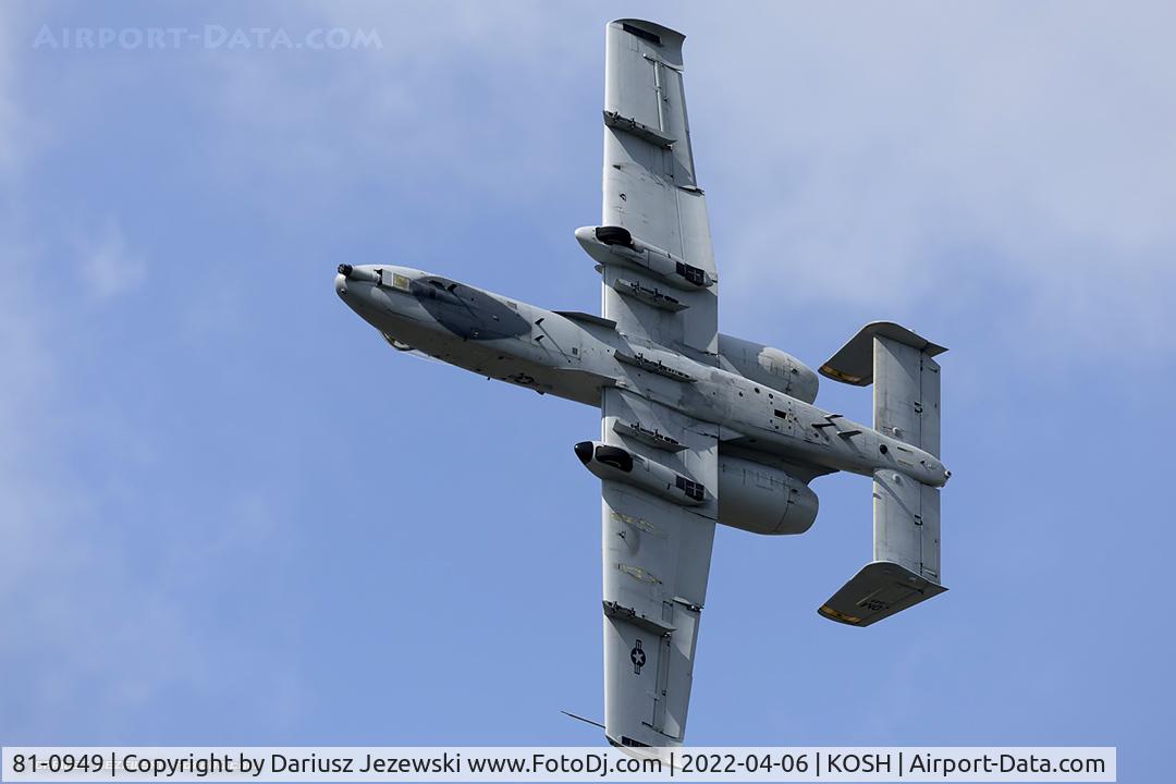 81-0949, 1981 Fairchild Republic A-10C Thunderbolt II C/N A10-0644, A-10C Thunderbolt II 81-0949 DM from 354th FS 