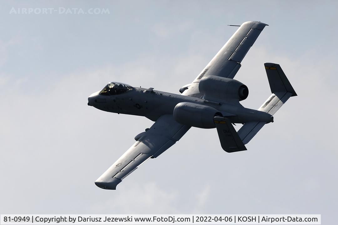 81-0949, 1981 Fairchild Republic A-10C Thunderbolt II C/N A10-0644, A-10C Thunderbolt II 81-0949 DM from 354th FS 