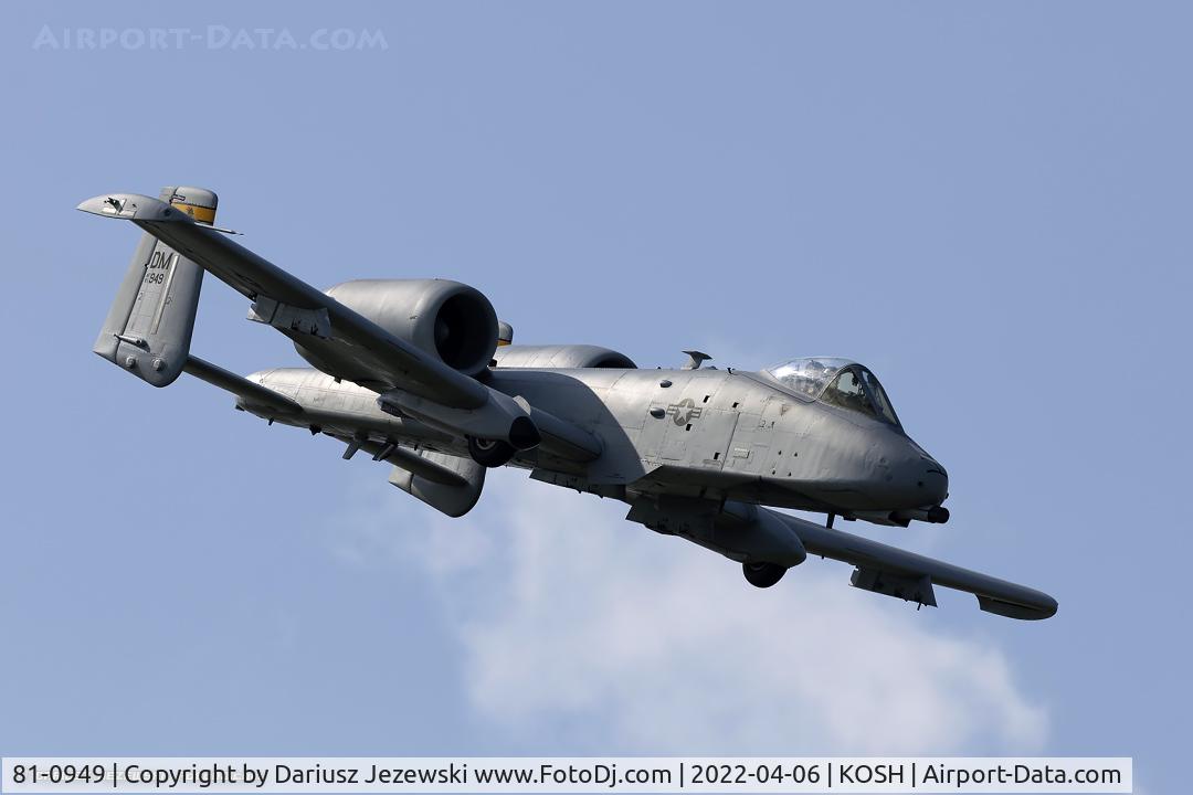 81-0949, 1981 Fairchild Republic A-10C Thunderbolt II C/N A10-0644, A-10C Thunderbolt II 81-0949 DM from 354th FS 
