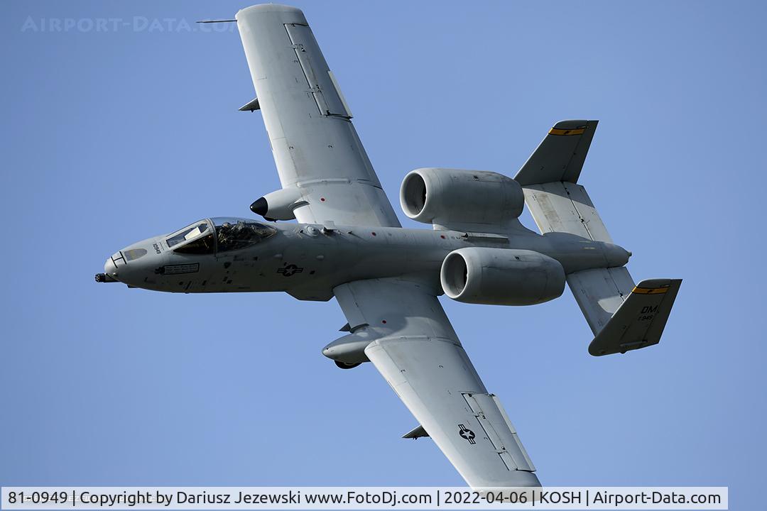81-0949, 1981 Fairchild Republic A-10C Thunderbolt II C/N A10-0644, A-10C Thunderbolt II 81-0949 DM from 354th FS 