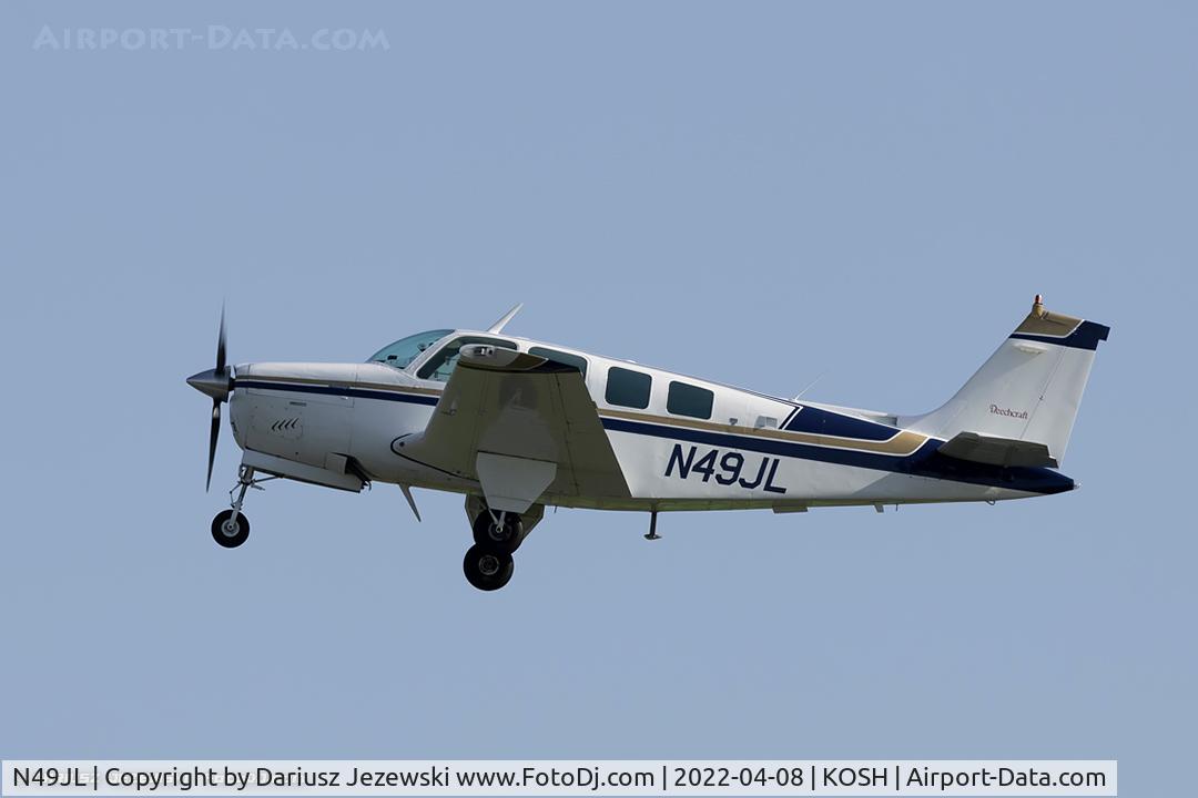 N49JL, 1975 Beech A36 Bonanza 36 C/N E-746, Beech A36 Bonanza  C/N E-746, N49JL